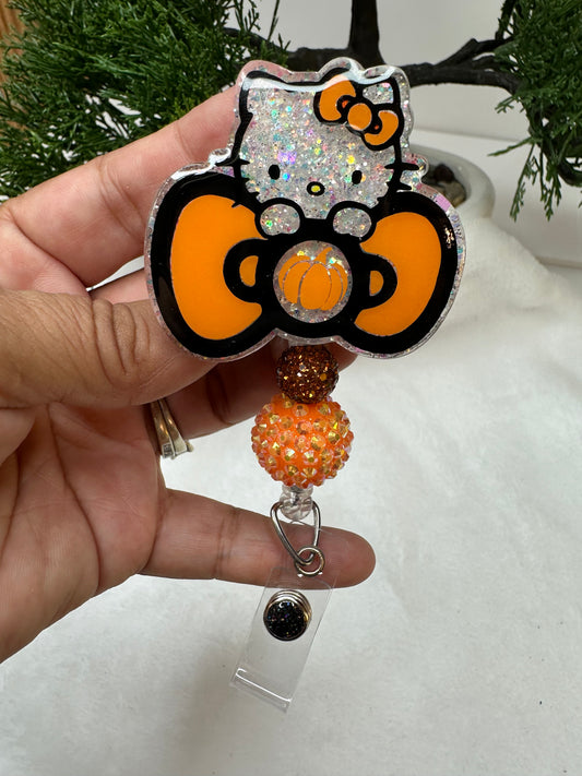 Halloween/Fall Kitty Badge Reel