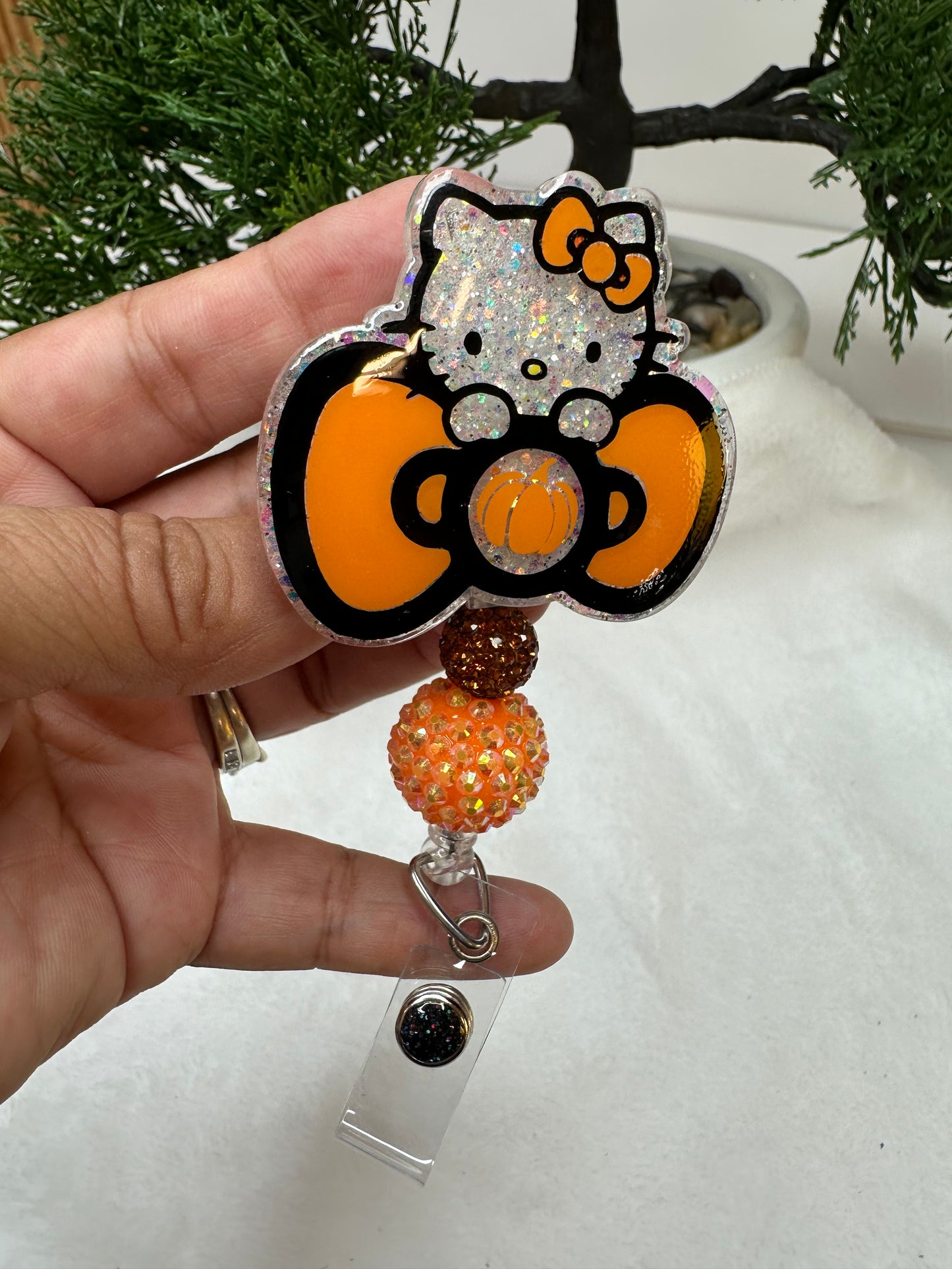 Halloween/Fall Kitty Badge Reel