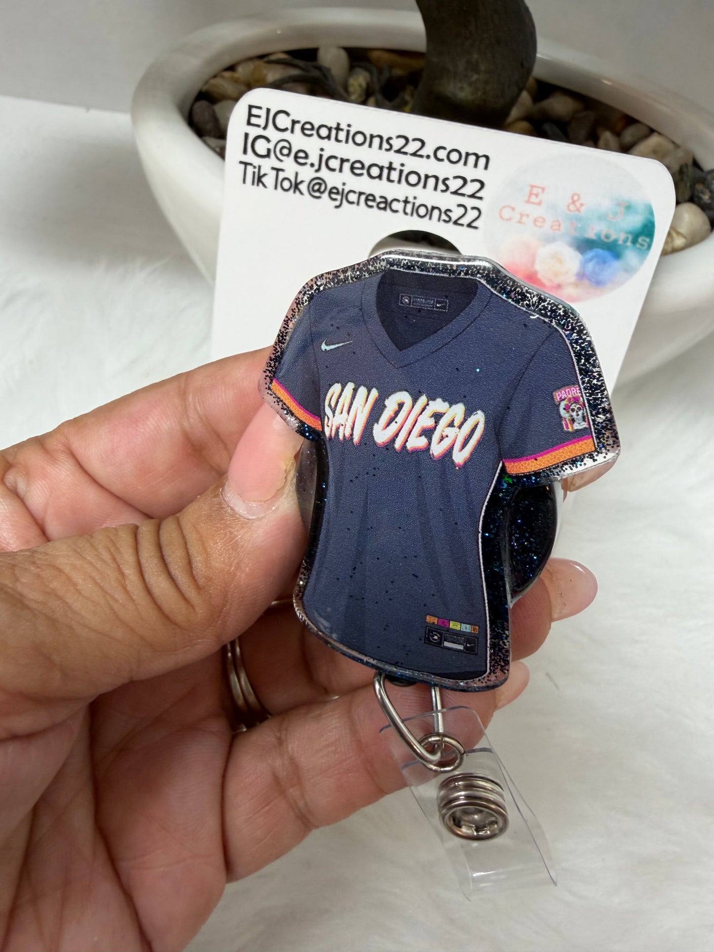 SD Jersey Badge Reel
