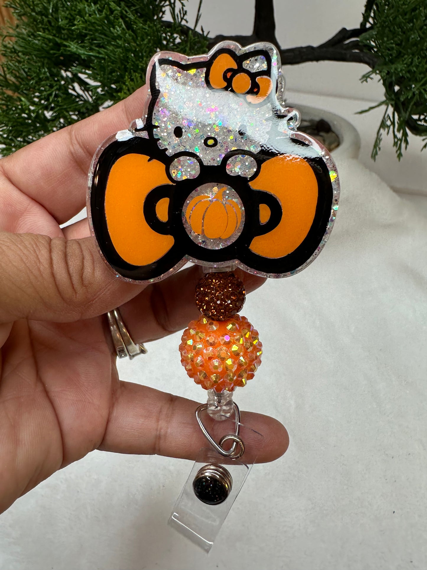 Halloween/Fall Kitty Badge Reel