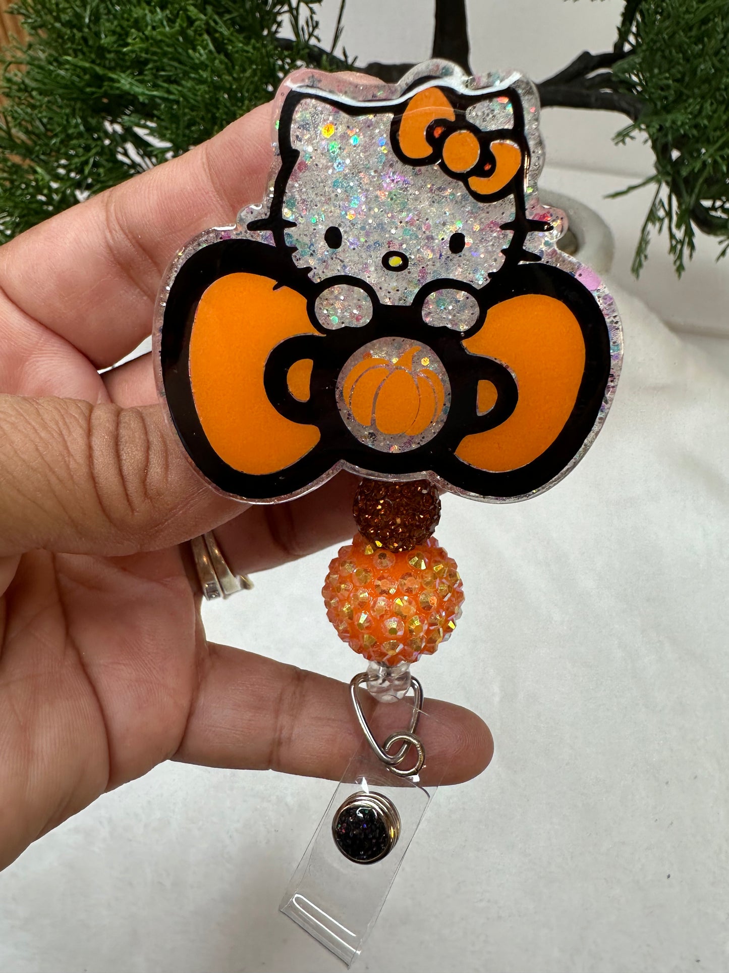 Halloween/Fall Kitty Badge Reel