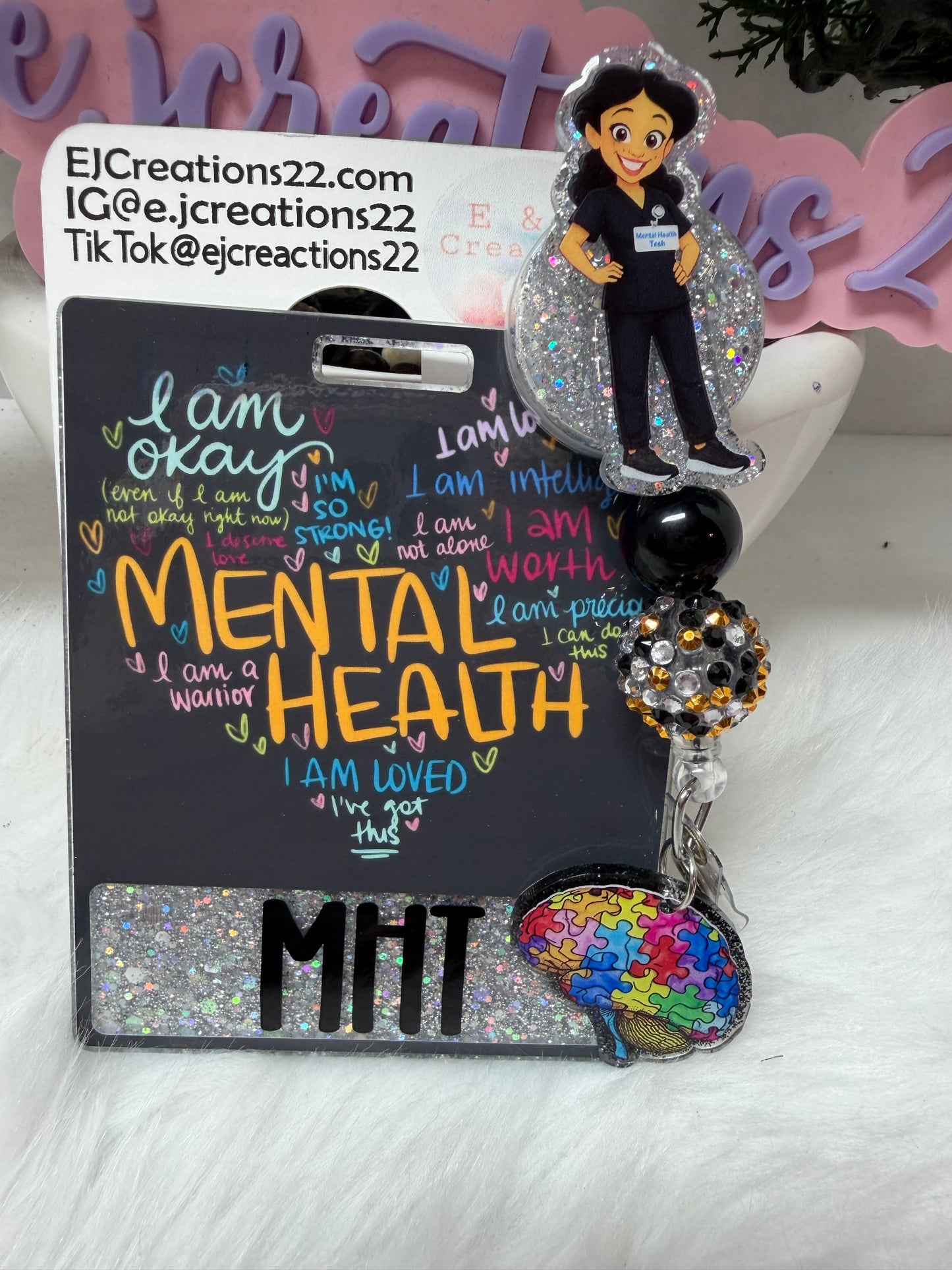 Mental Healthcare Tech Badge Buddy Set