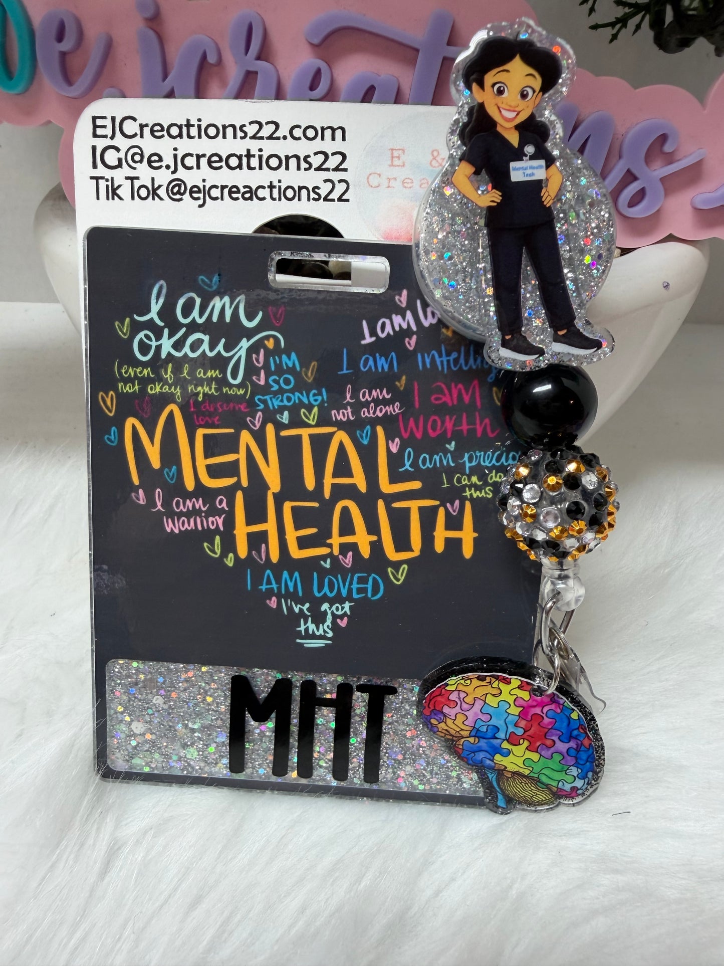 Mental Healthcare Tech Badge Buddy Set