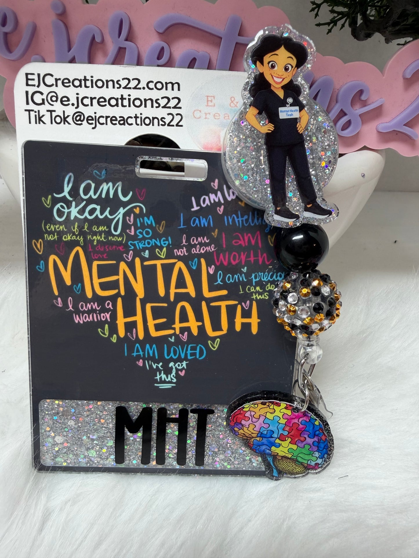 Mental Healthcare Tech Badge Buddy Set