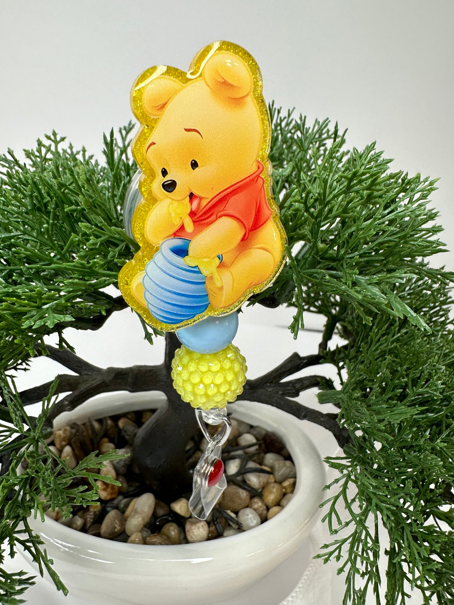 Baby Pooh Bear Badge Reel