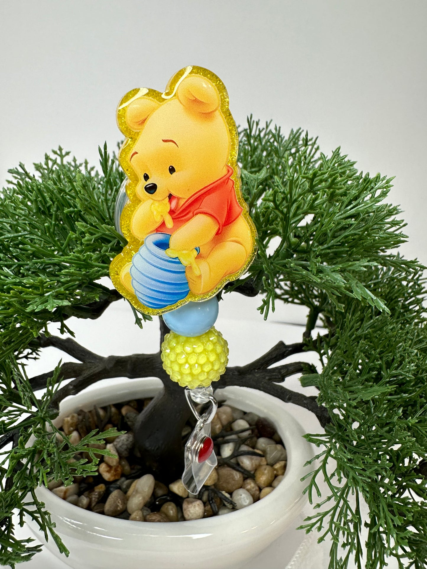 Baby Pooh Bear Badge Reel