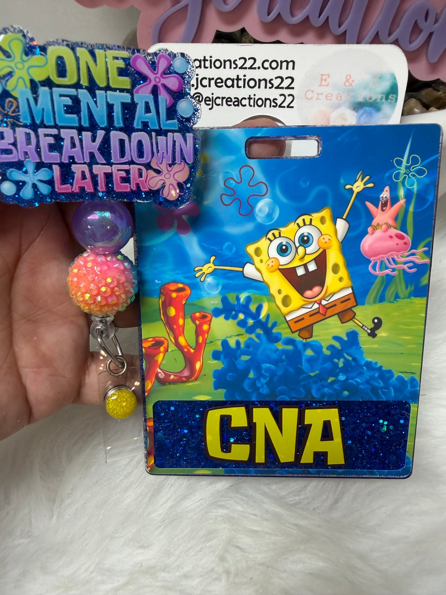 Sponge B One Mental Breakdown Later Badge Buddy Set