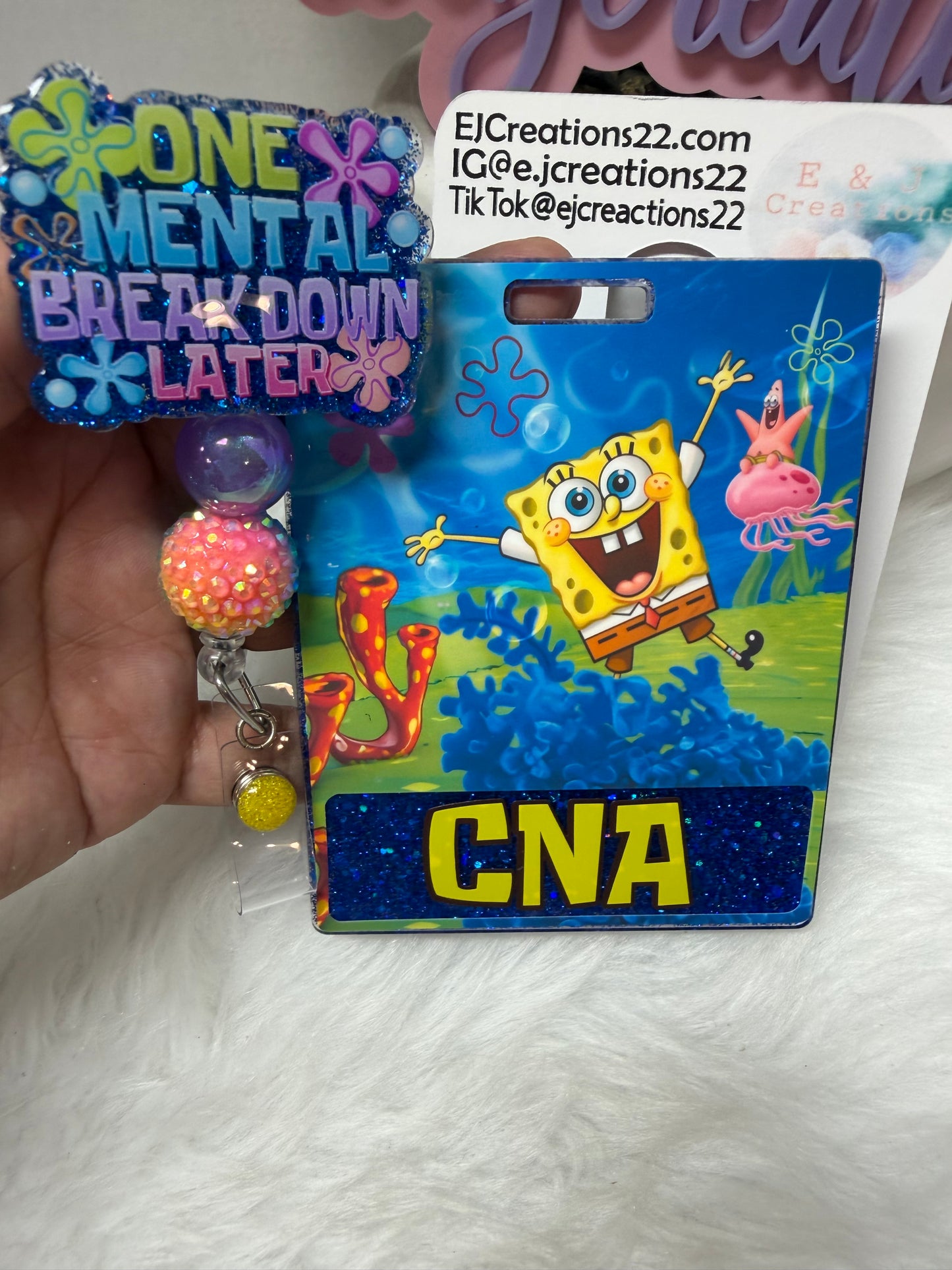 Sponge B One Mental Breakdown Later Badge Buddy Set