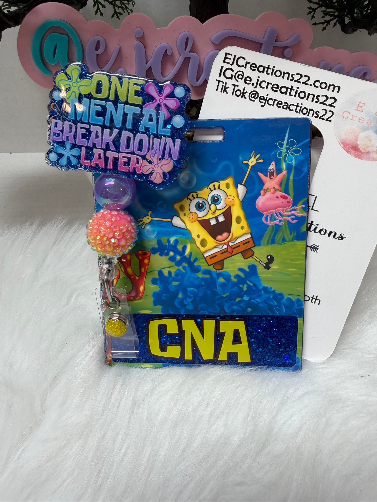 Sponge B One Mental Breakdown Later Badge Buddy Set