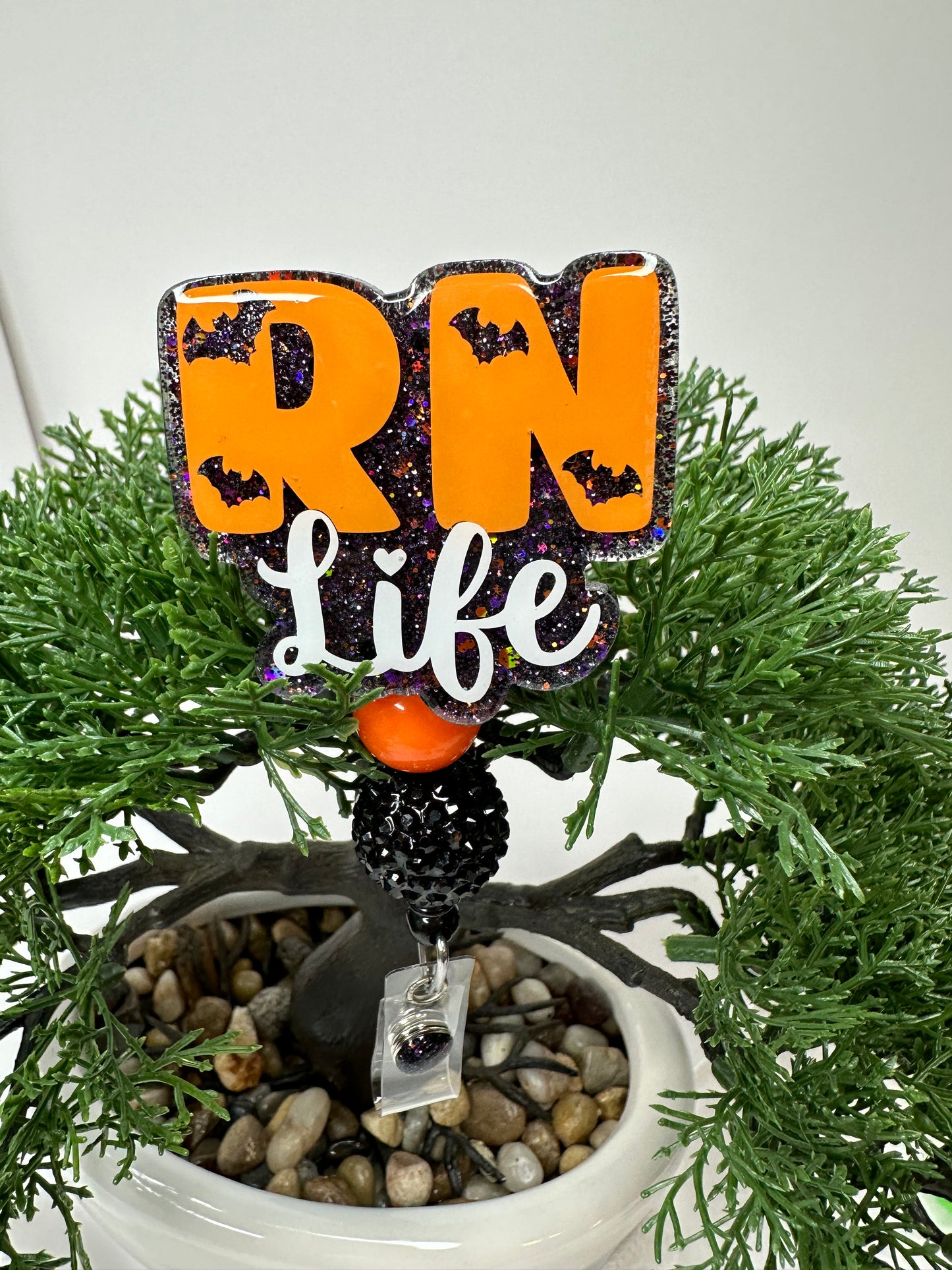 Halloween RN Life Badge Reel