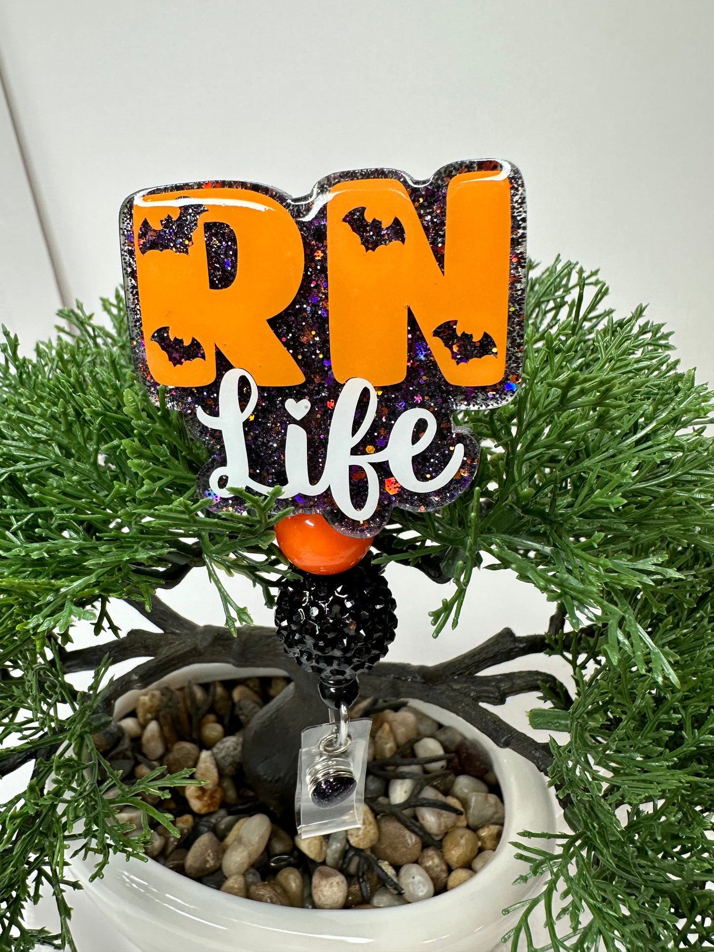 Halloween RN Life Badge Reel