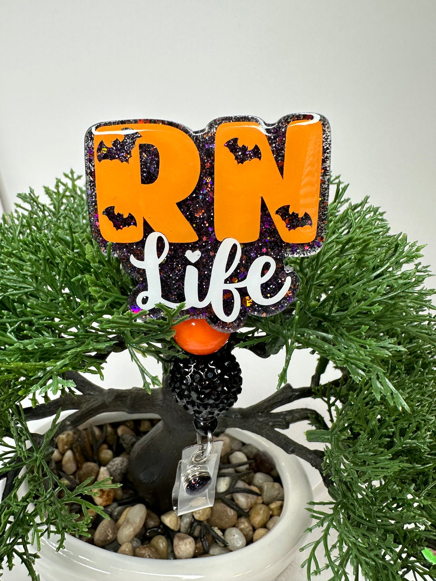 Halloween RN Life Badge Reel