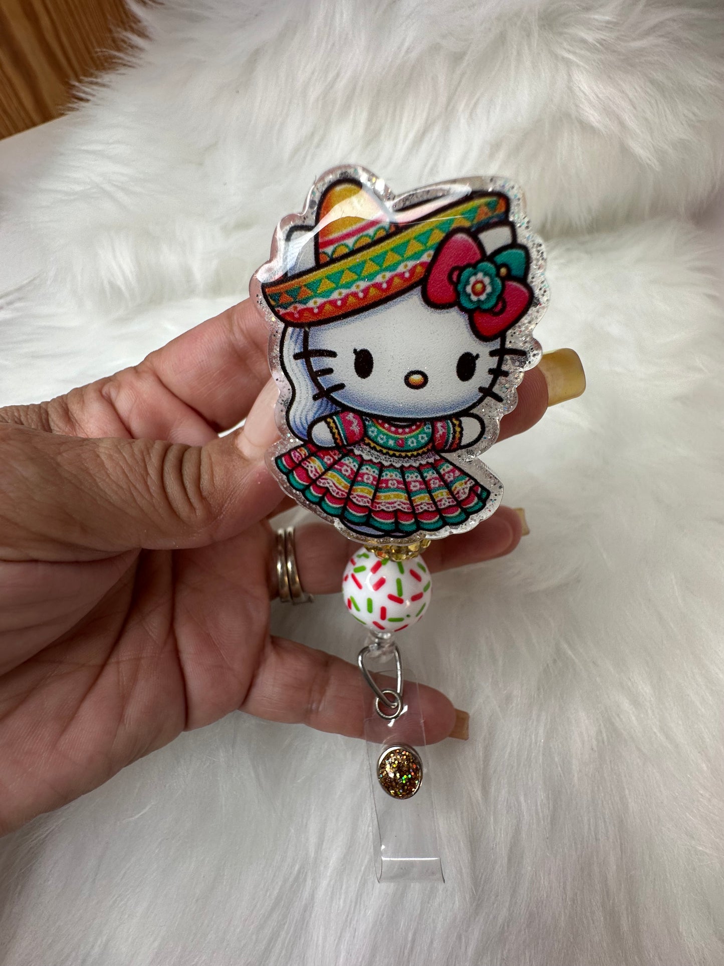 Kitty Cinco de Mayo Badge Reel