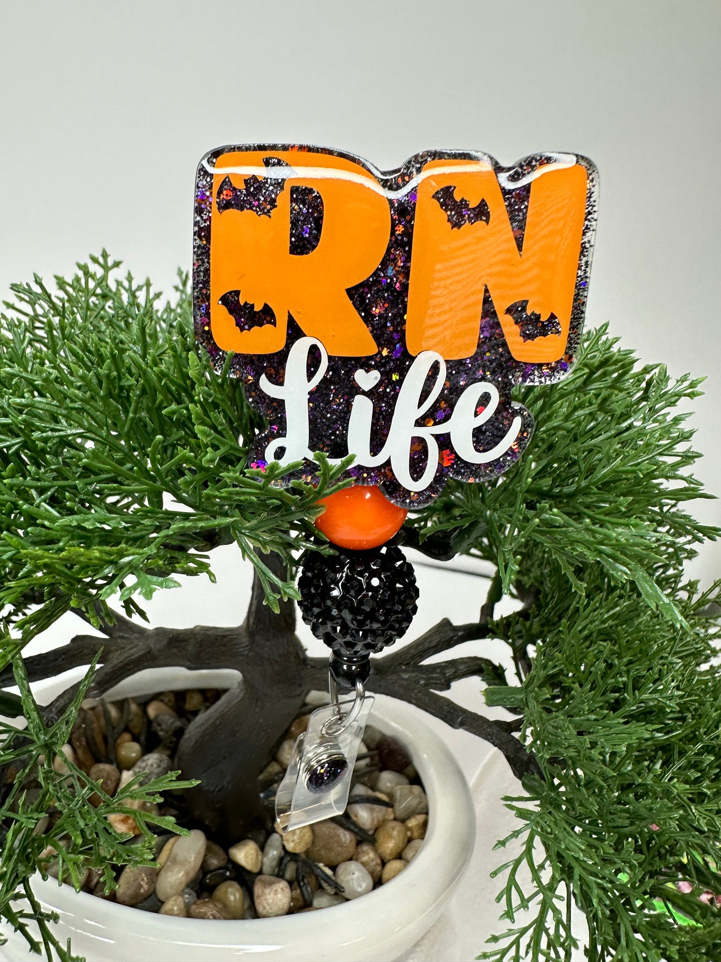 Halloween RN Life Badge Reel