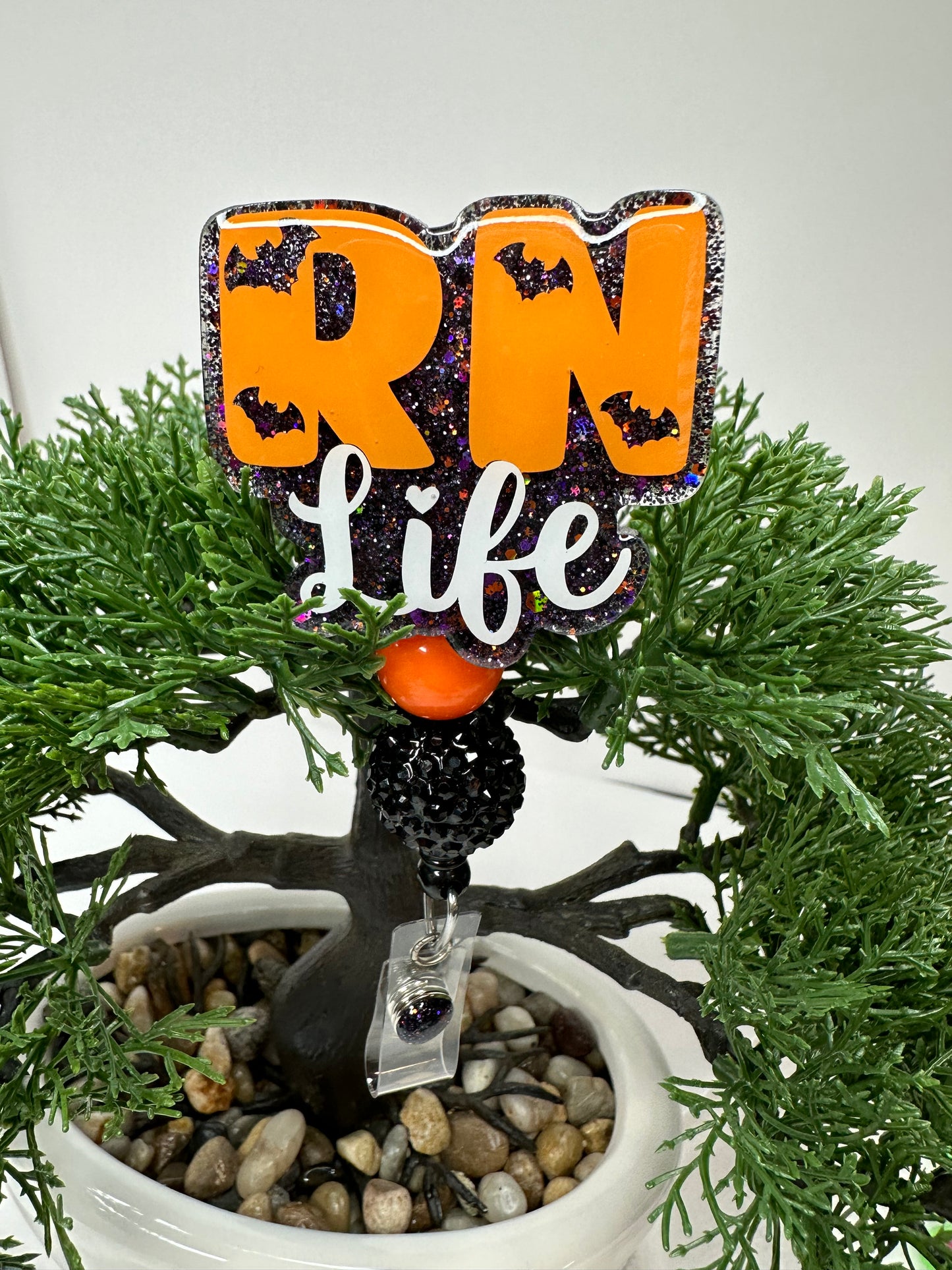 Halloween RN Life Badge Reel