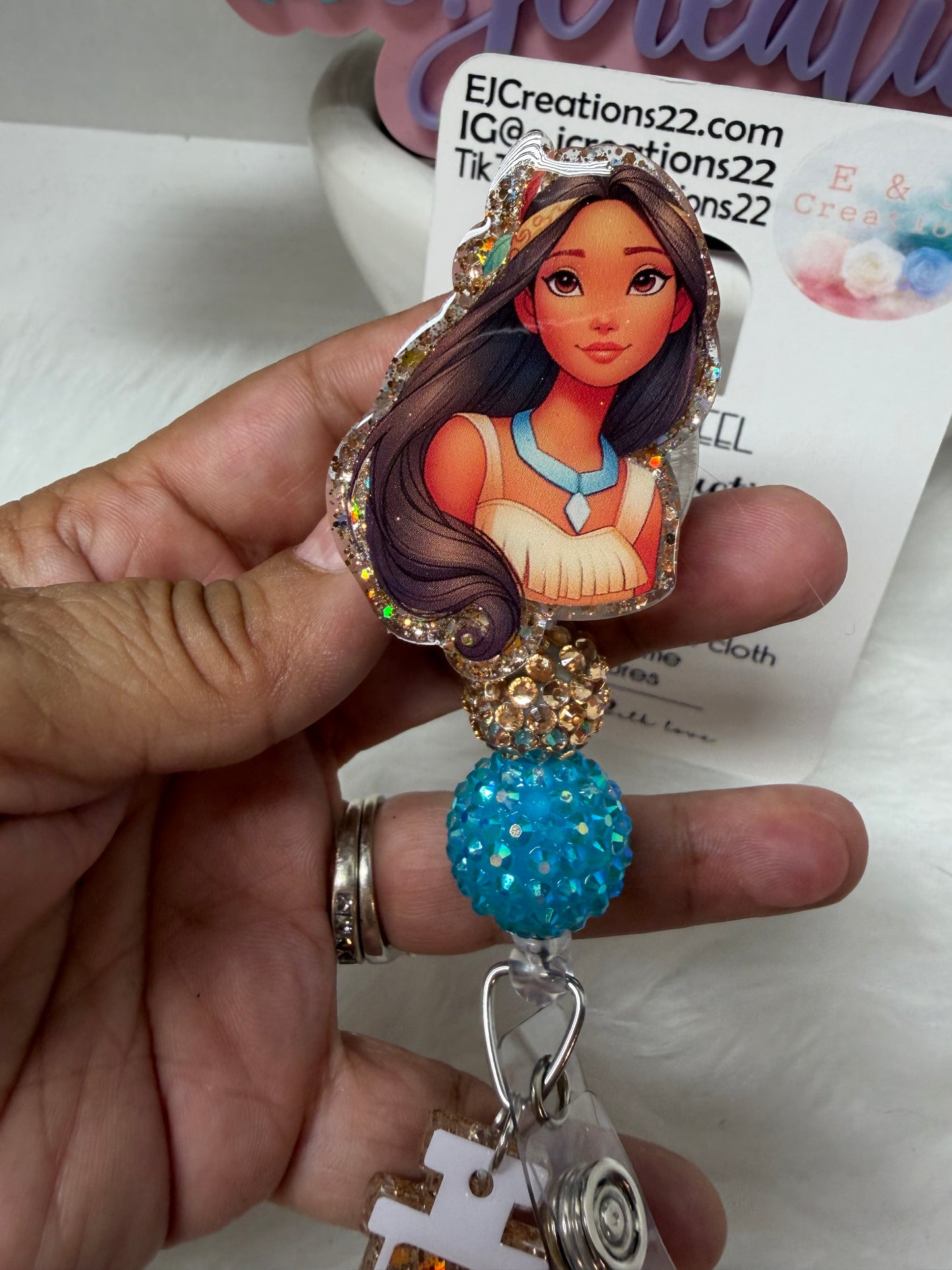 Native American Princess Badge Reel