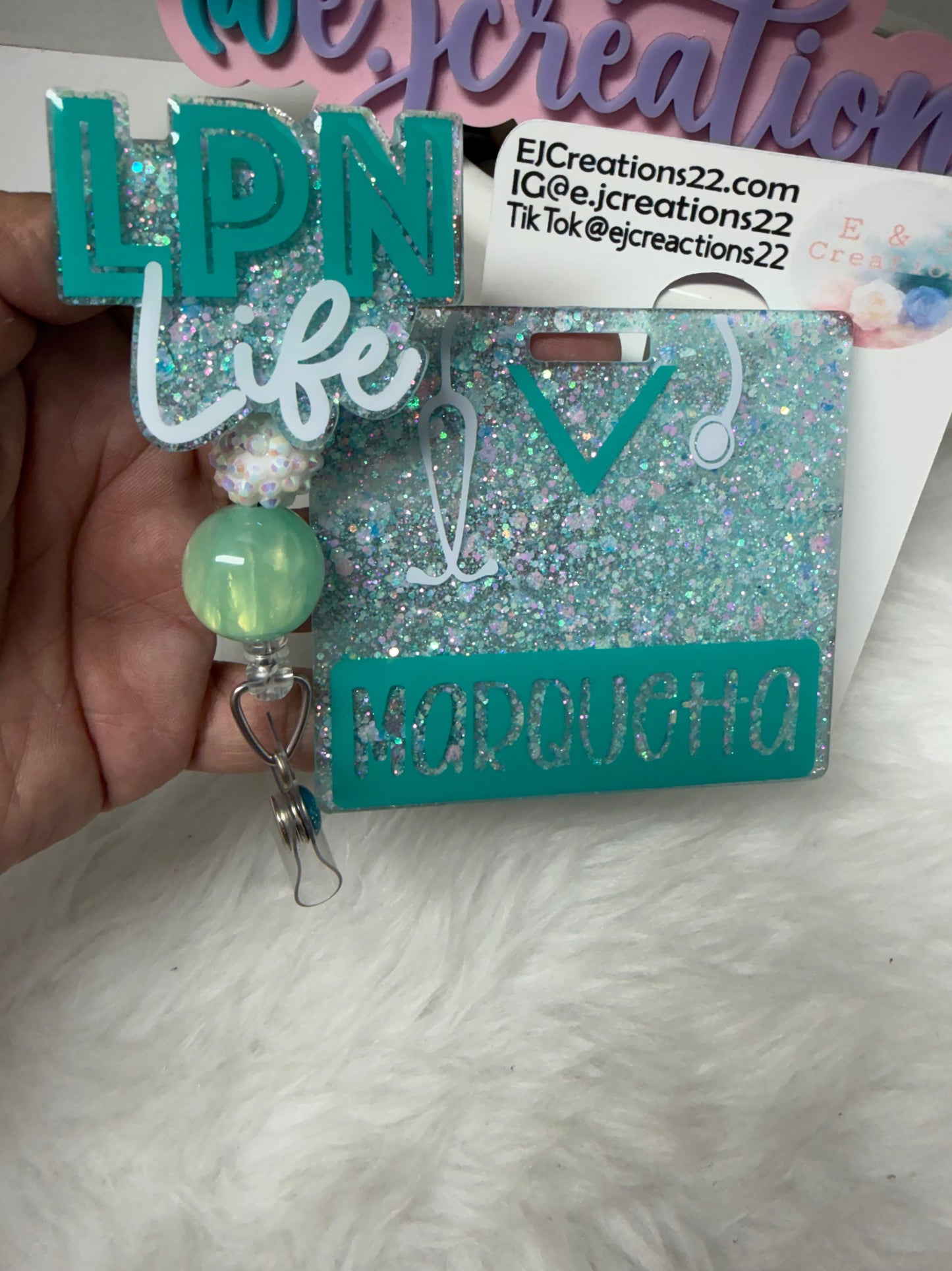 LPN Life Badge Buddy Set