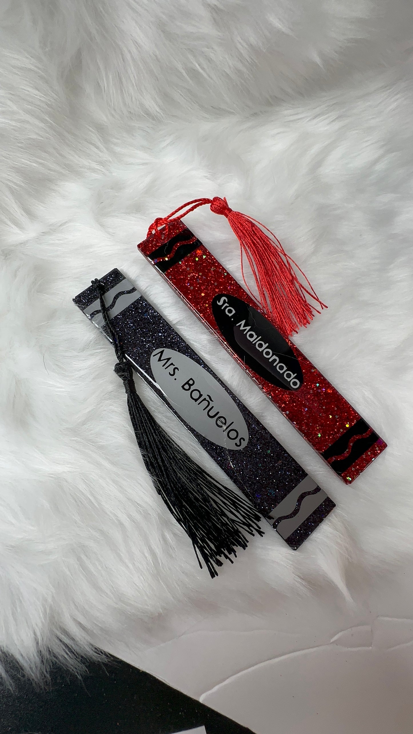 Personalized Color Resin Bookmark