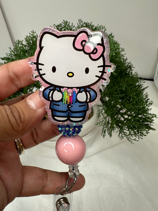 Kitty Social Worker Badge Reel