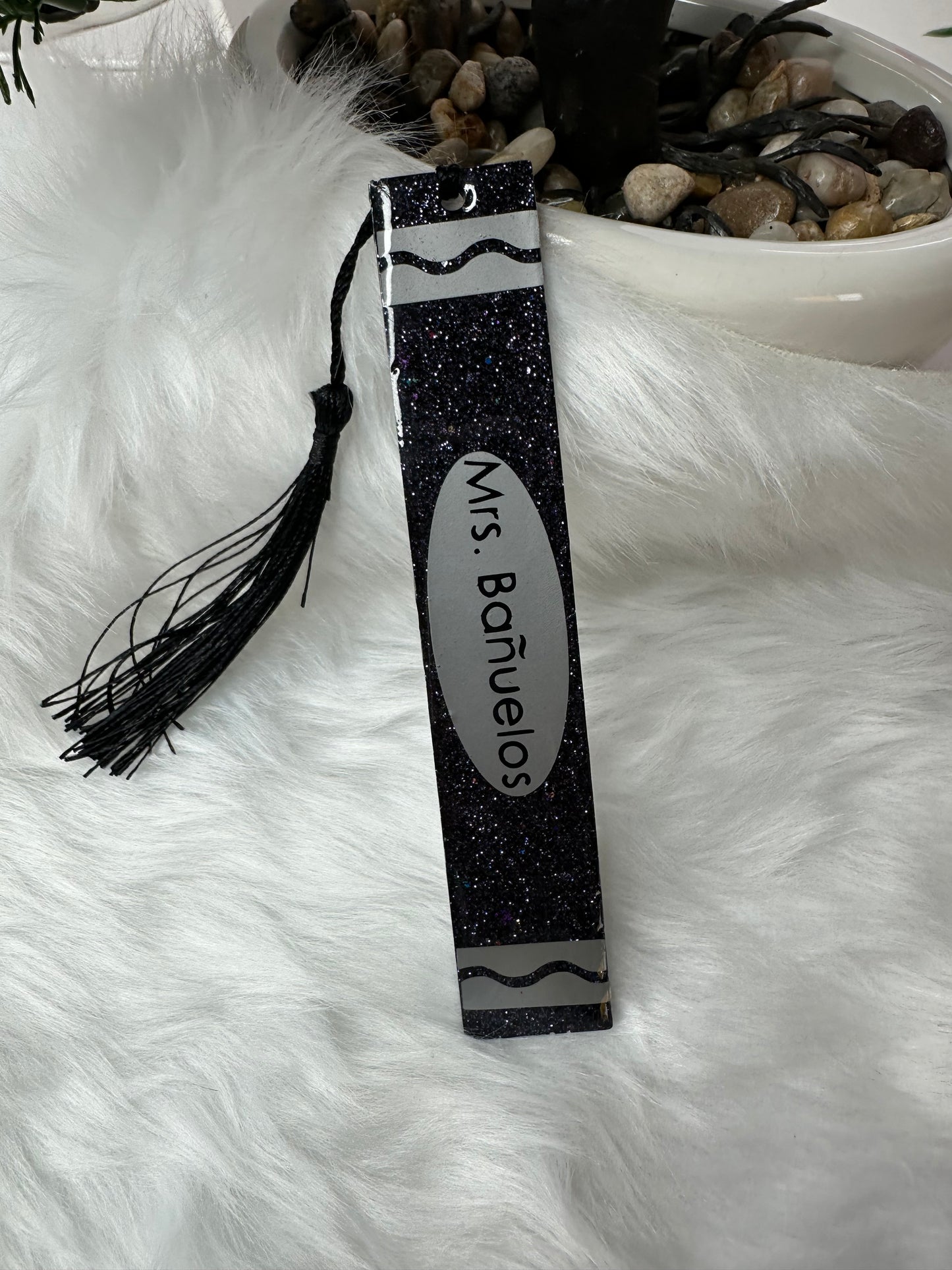 Personalized Color Resin Bookmark