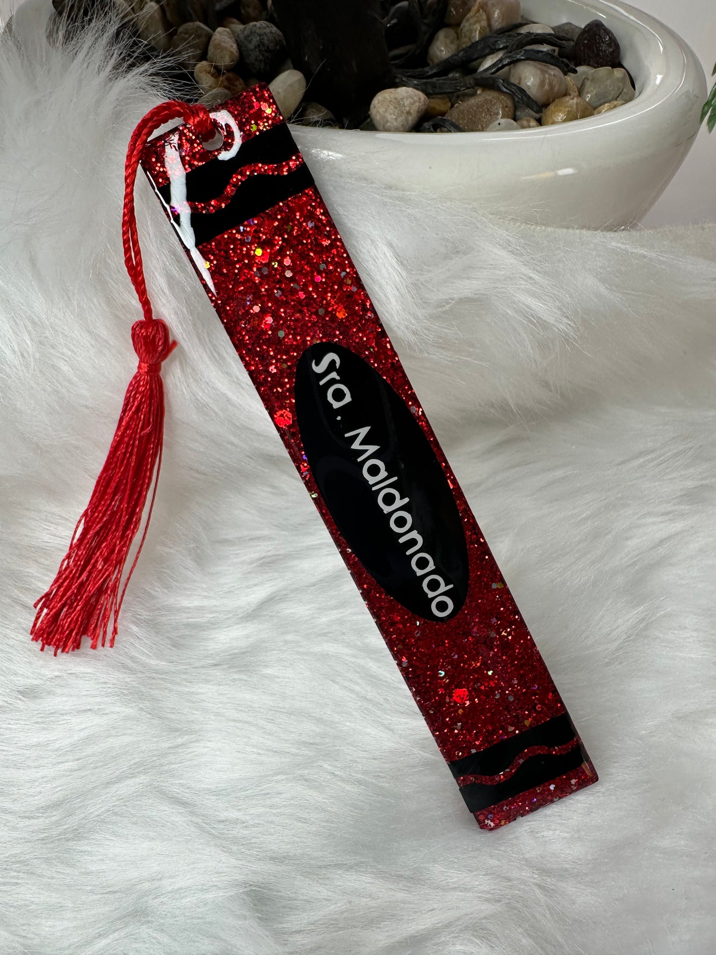 Personalized Color Resin Bookmark