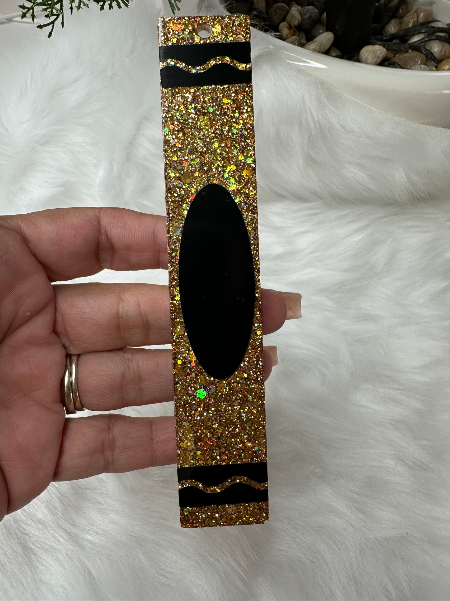 Personalized Color Resin Bookmark