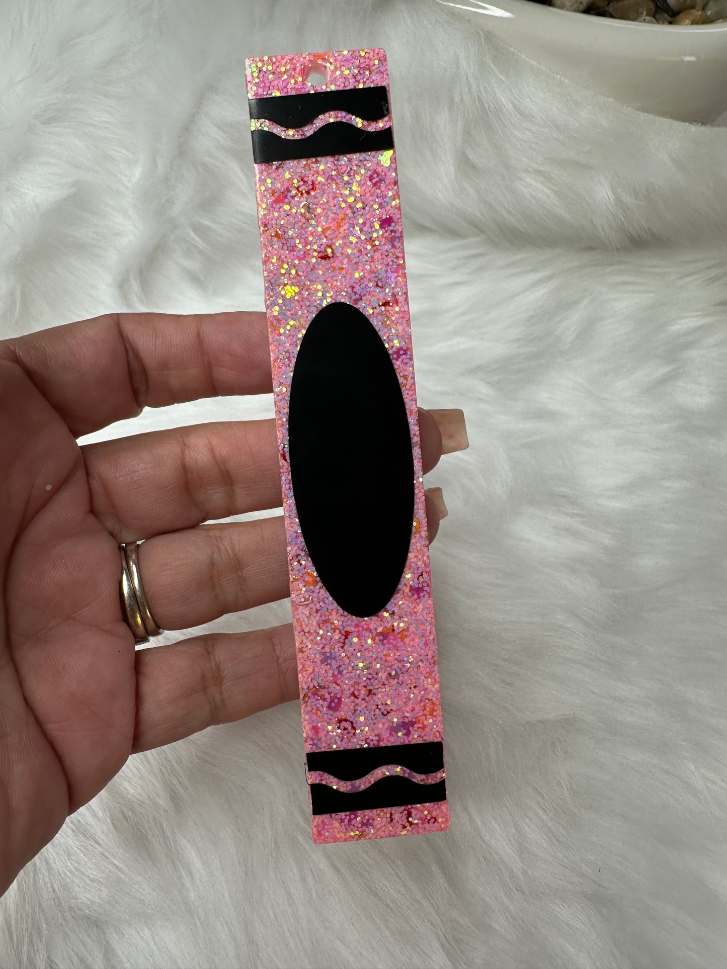Personalized Color Resin Bookmark