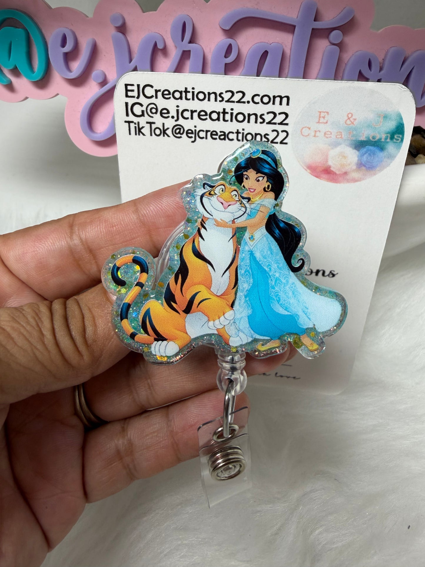 Princess J Badge Reel