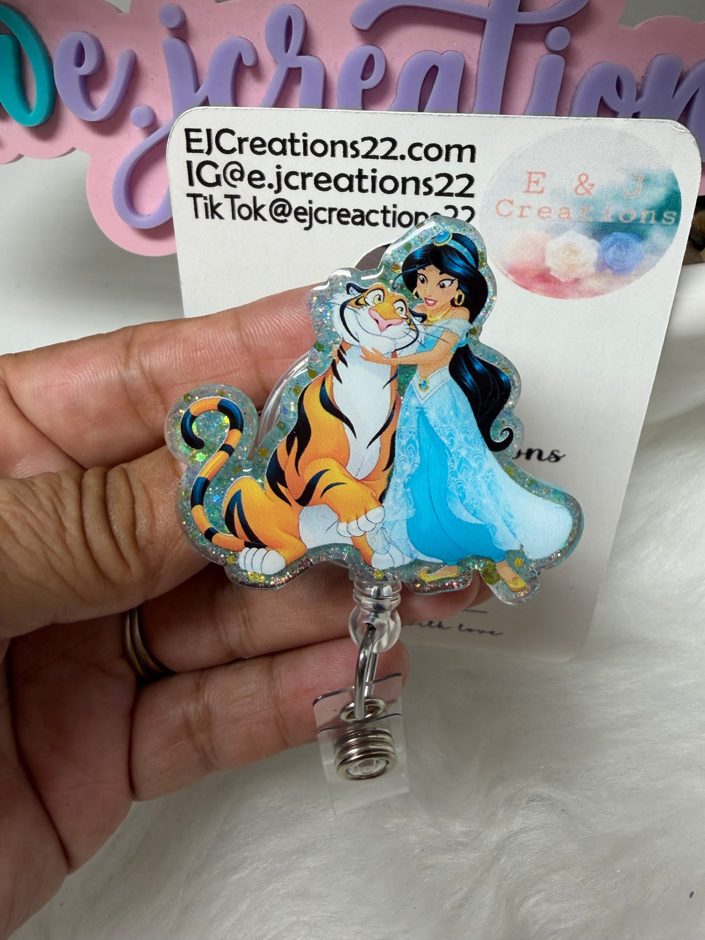 Princess J Badge Reel