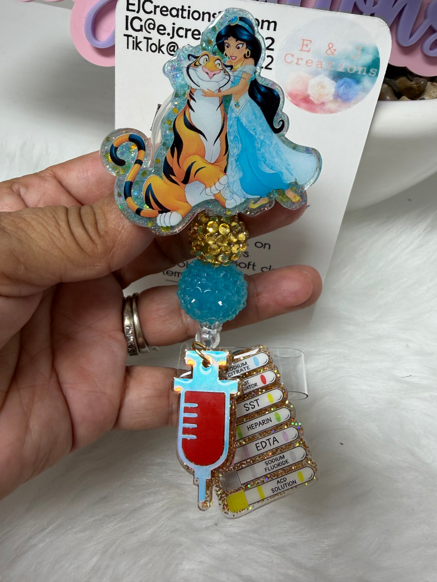 Princess J Badge Reel