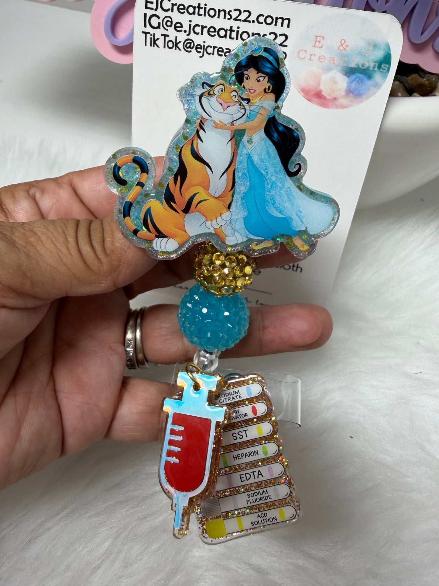 Princess J Badge Reel