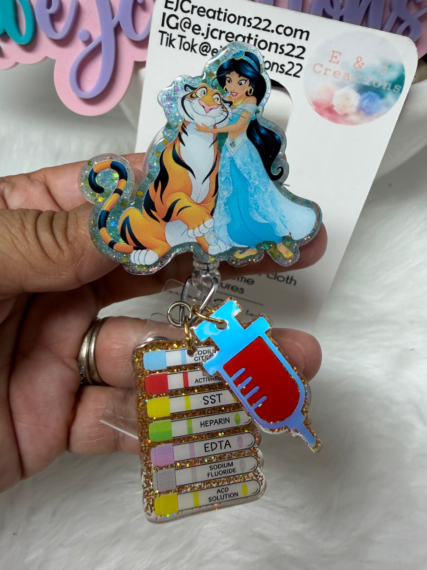 Princess J Badge Reel