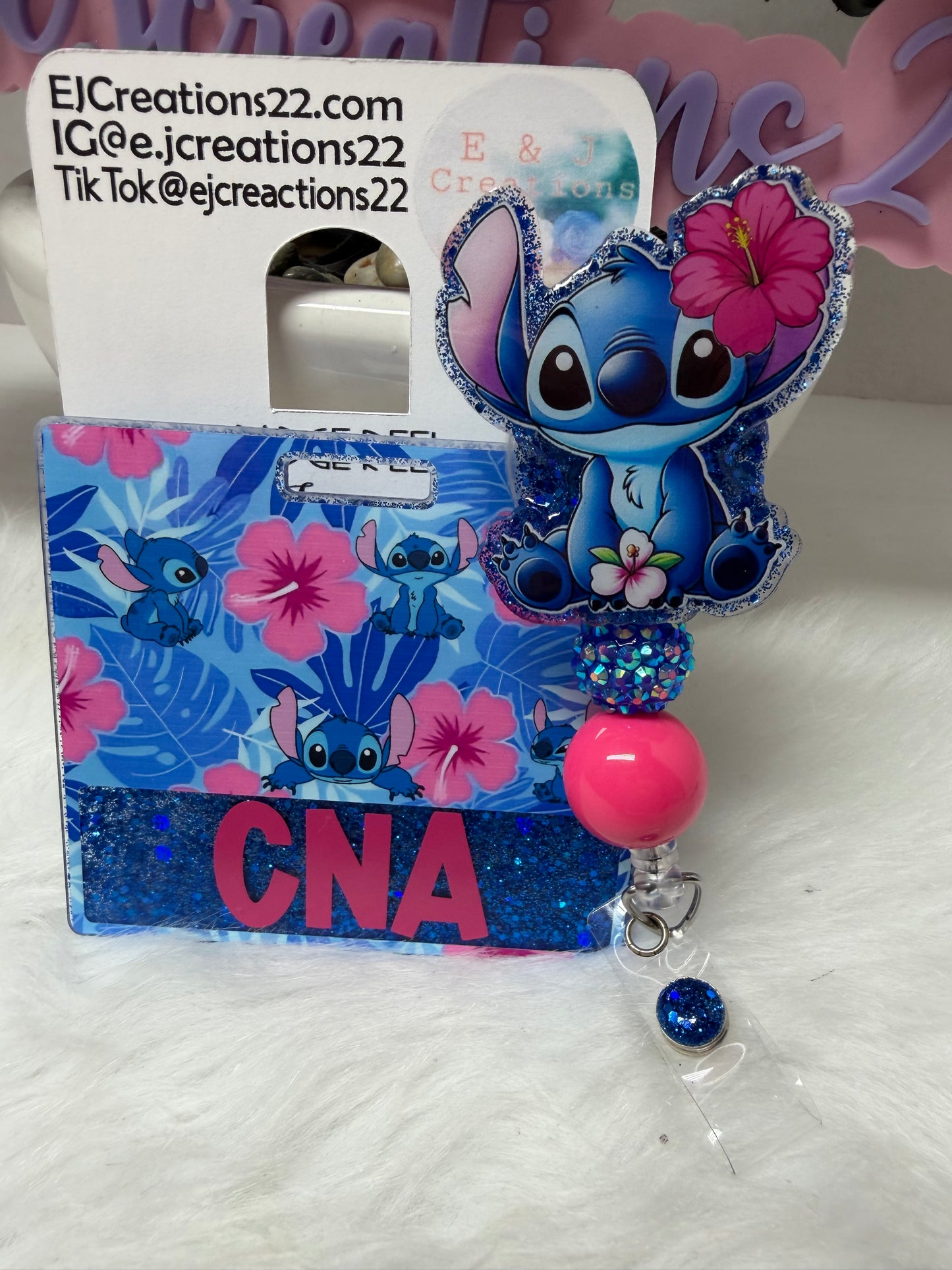 Blue Alien Badge Buddy Set