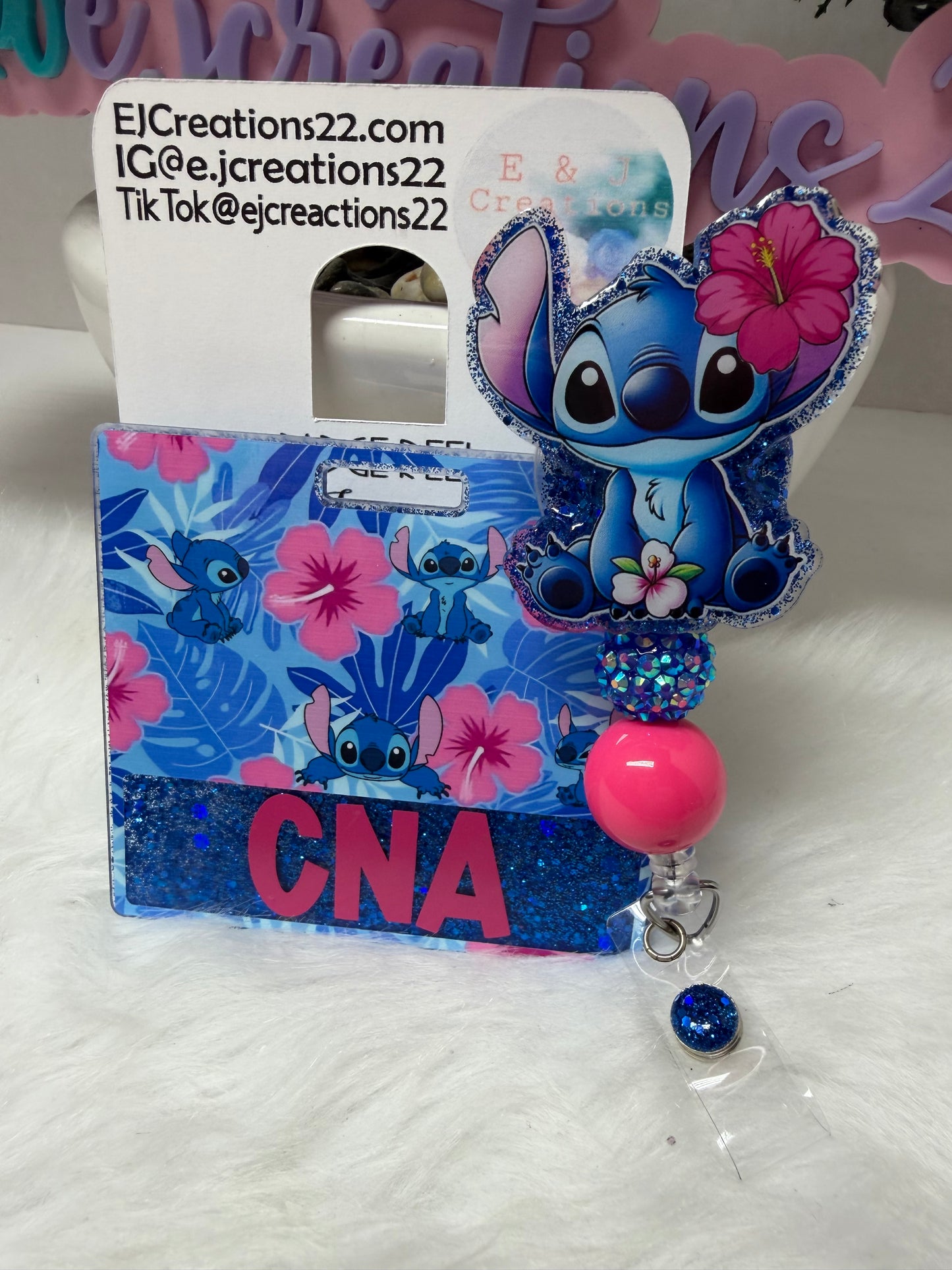 Blue Alien Badge Buddy Set
