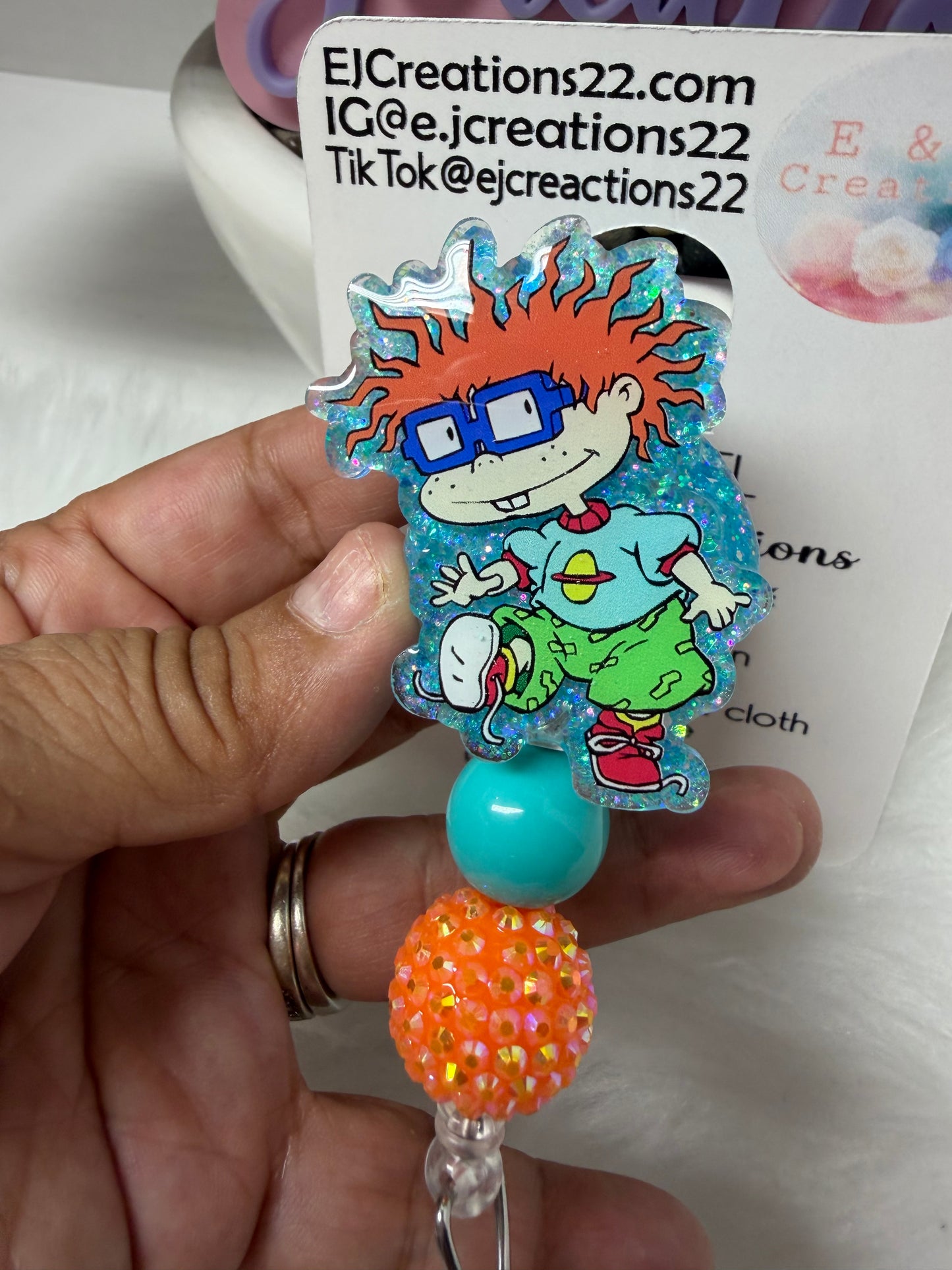 Chuckie Rugrats Badge Reel