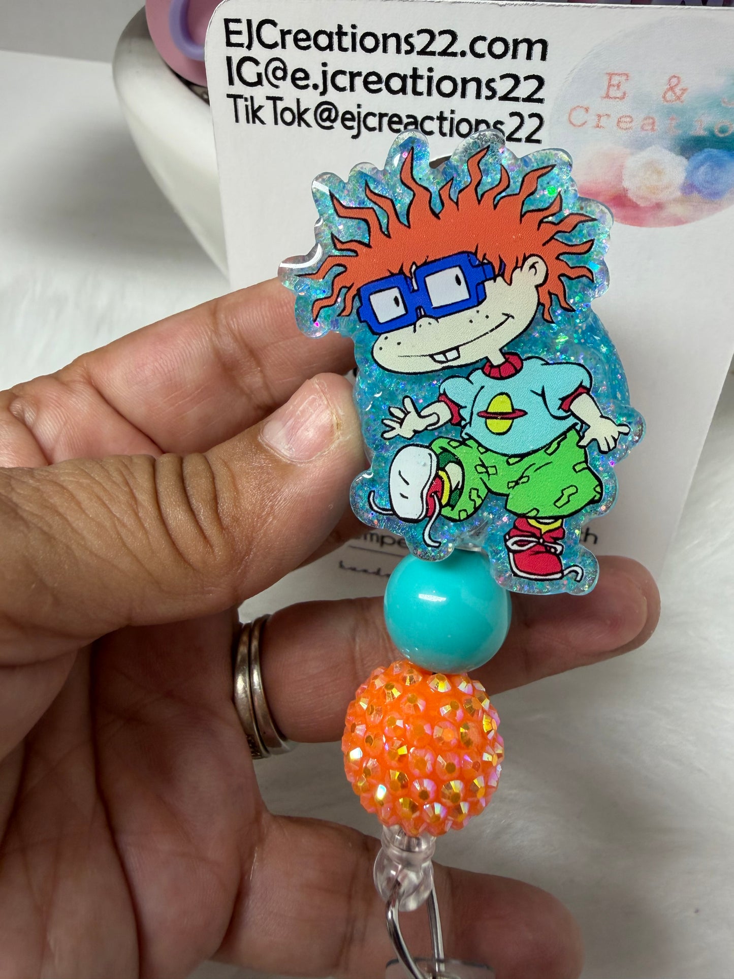 Chuckie Rugrats Badge Reel