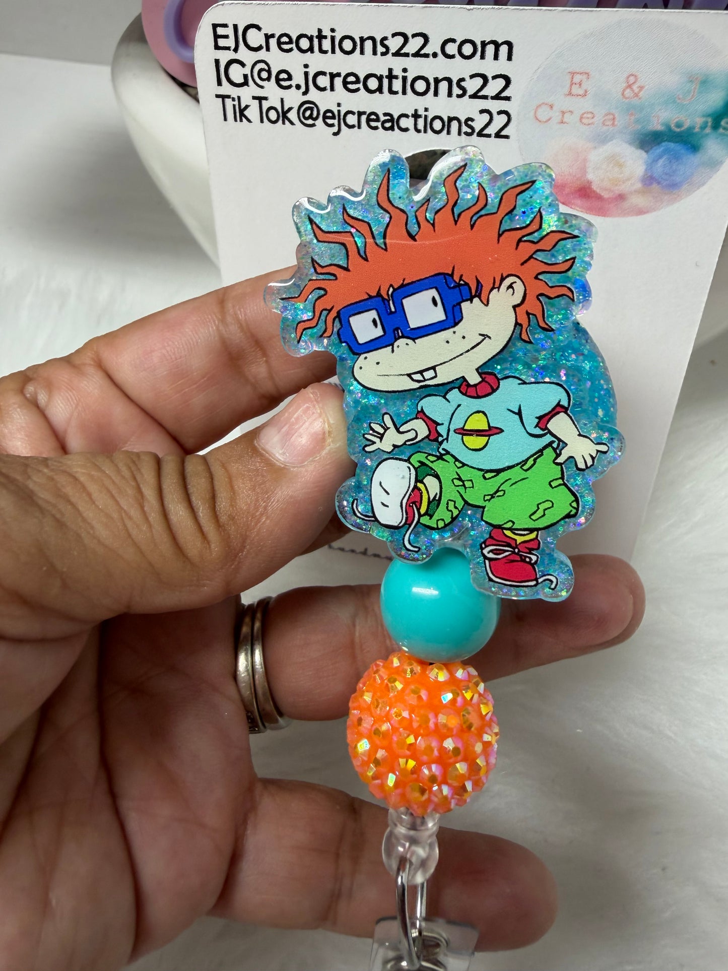 Chuckie Rugrats Badge Reel