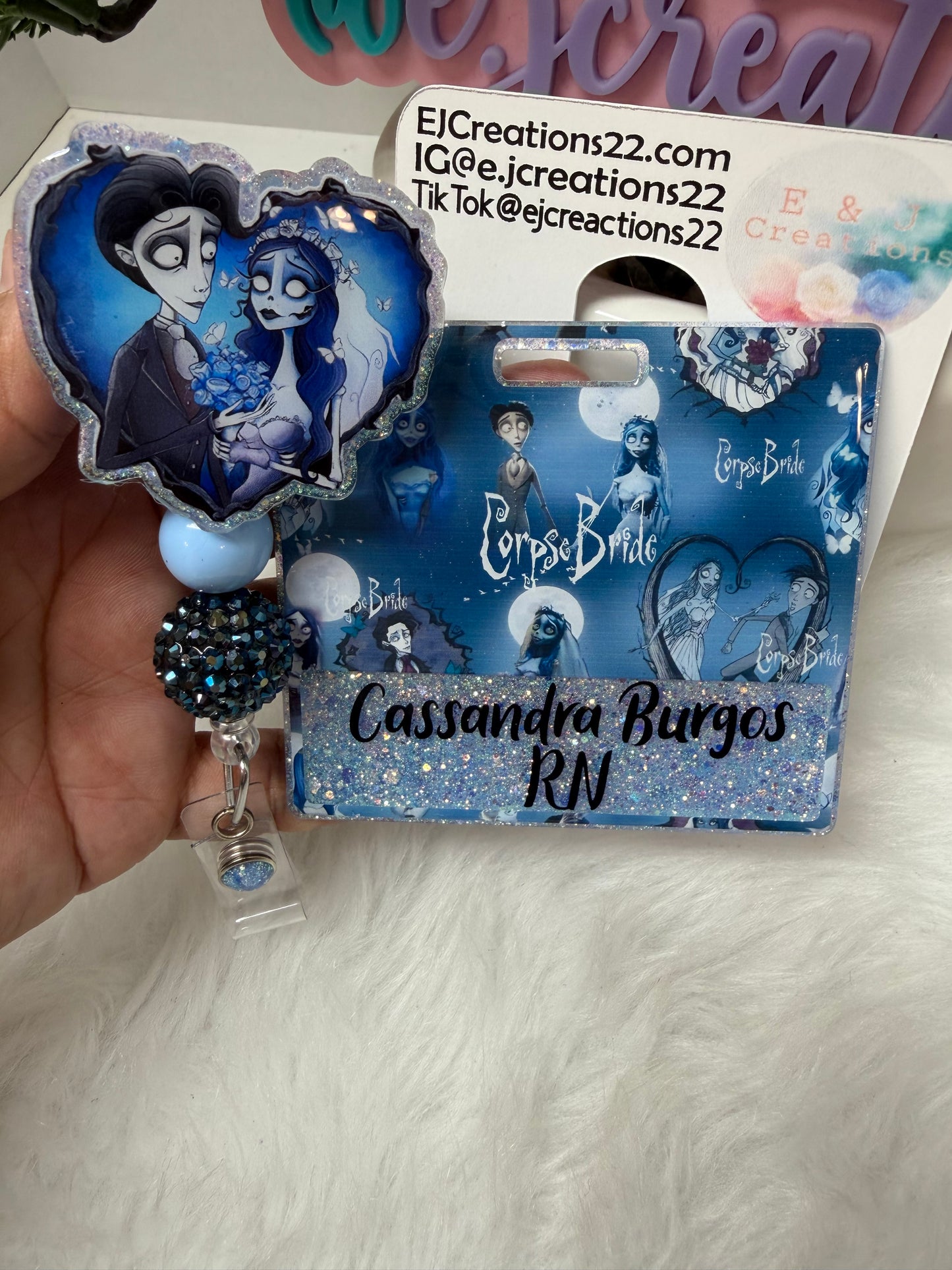 Emily and Victor Badge Buddy Set