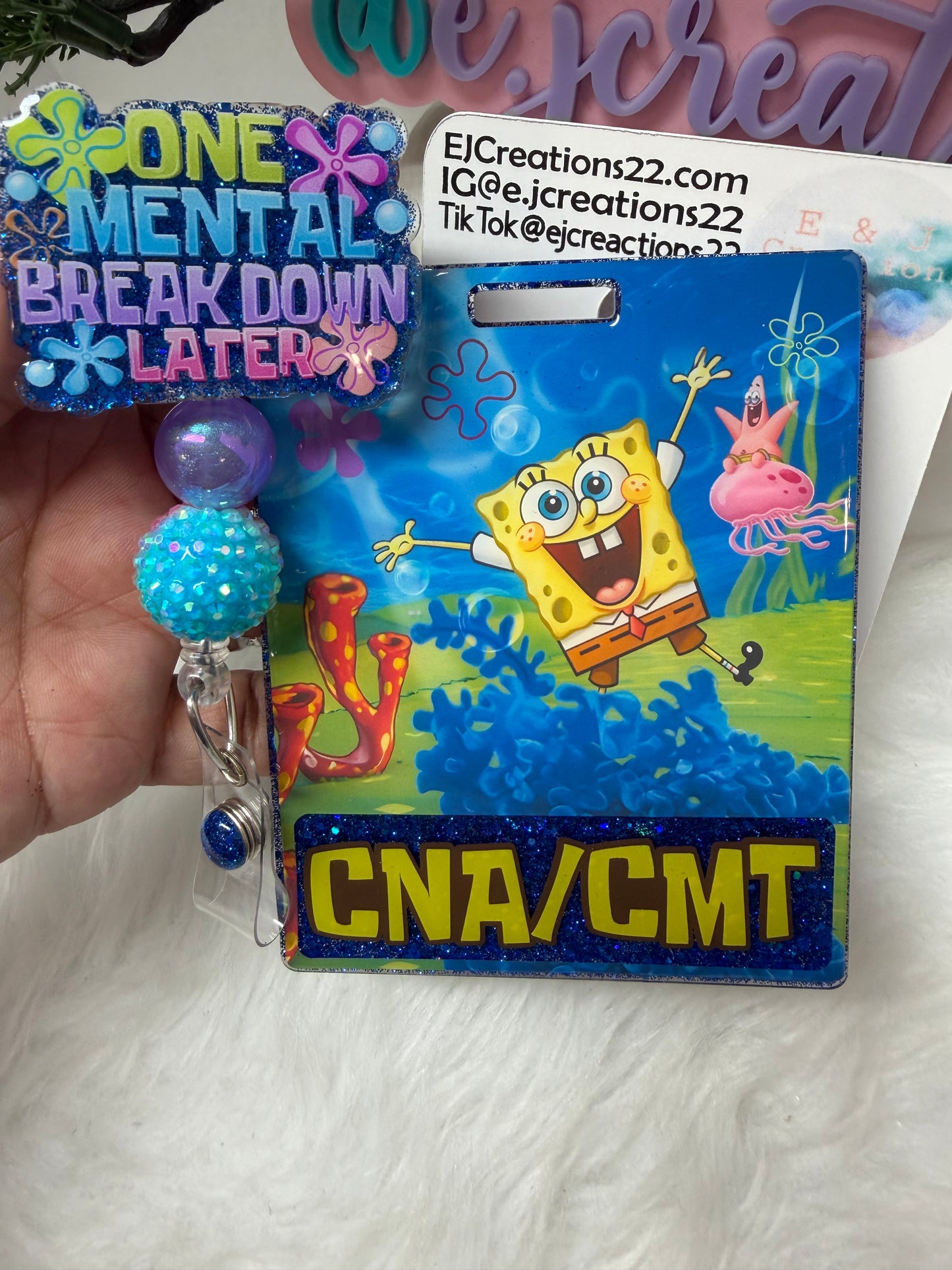 Sponge B One Mental Breakdown Later Badge Buddy Set