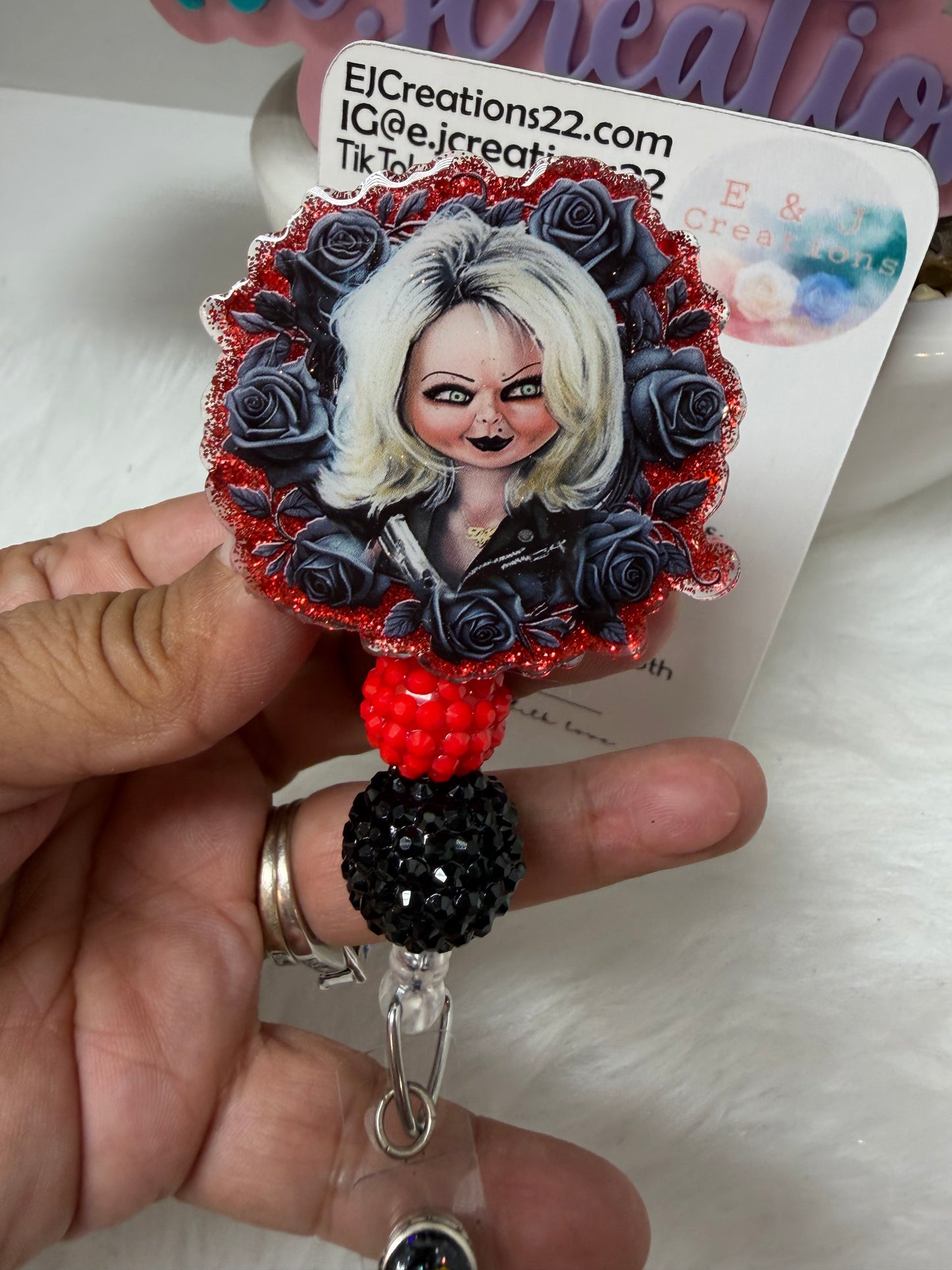 Tiffany Bride Badge Reel