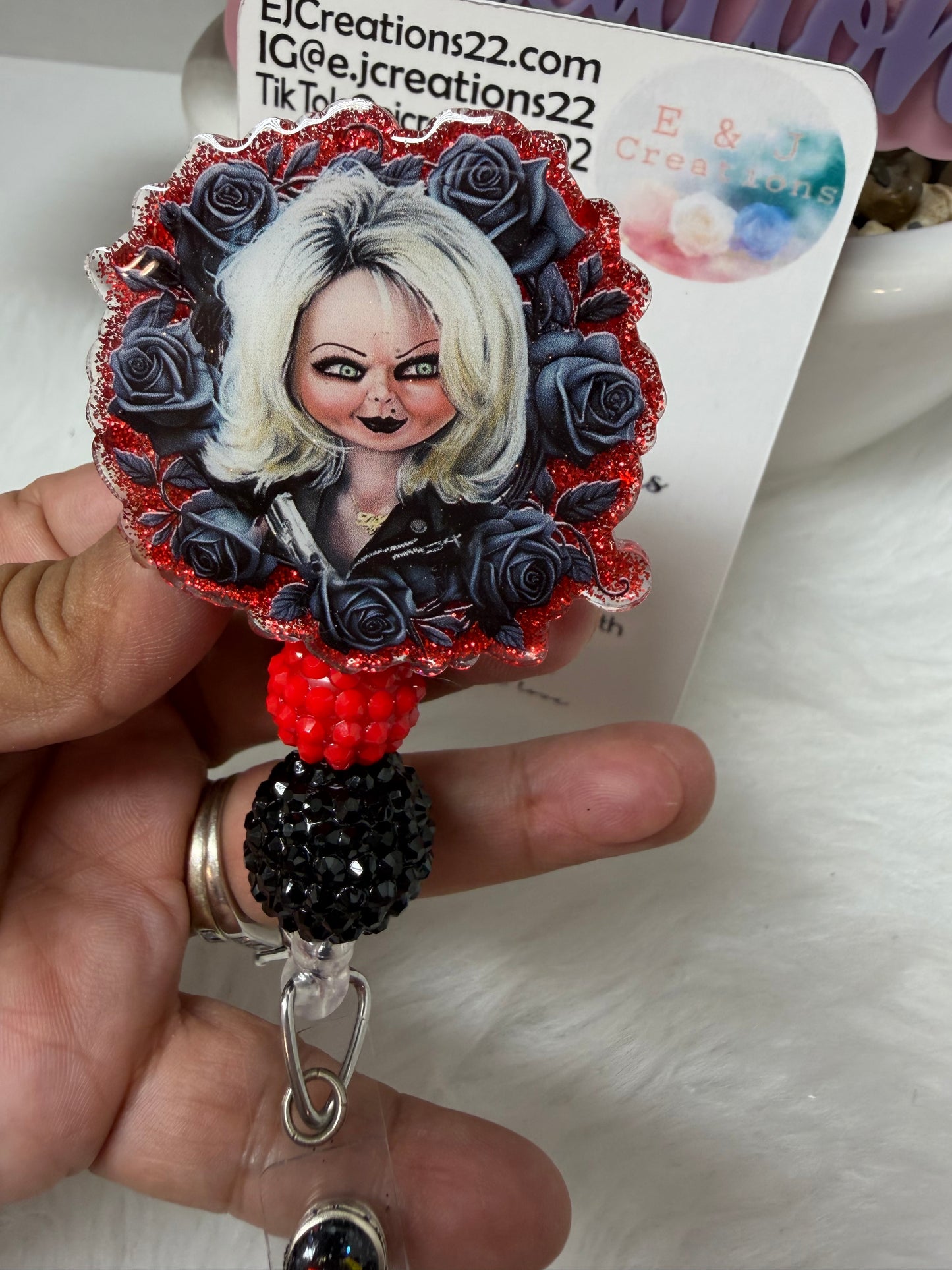 Tiffany Bride Badge Reel