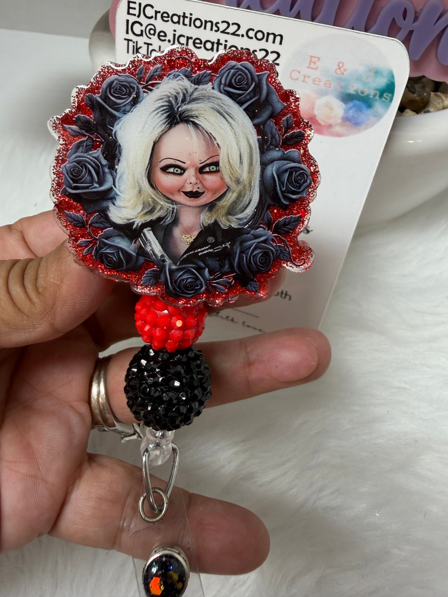 Tiffany Bride Badge Reel