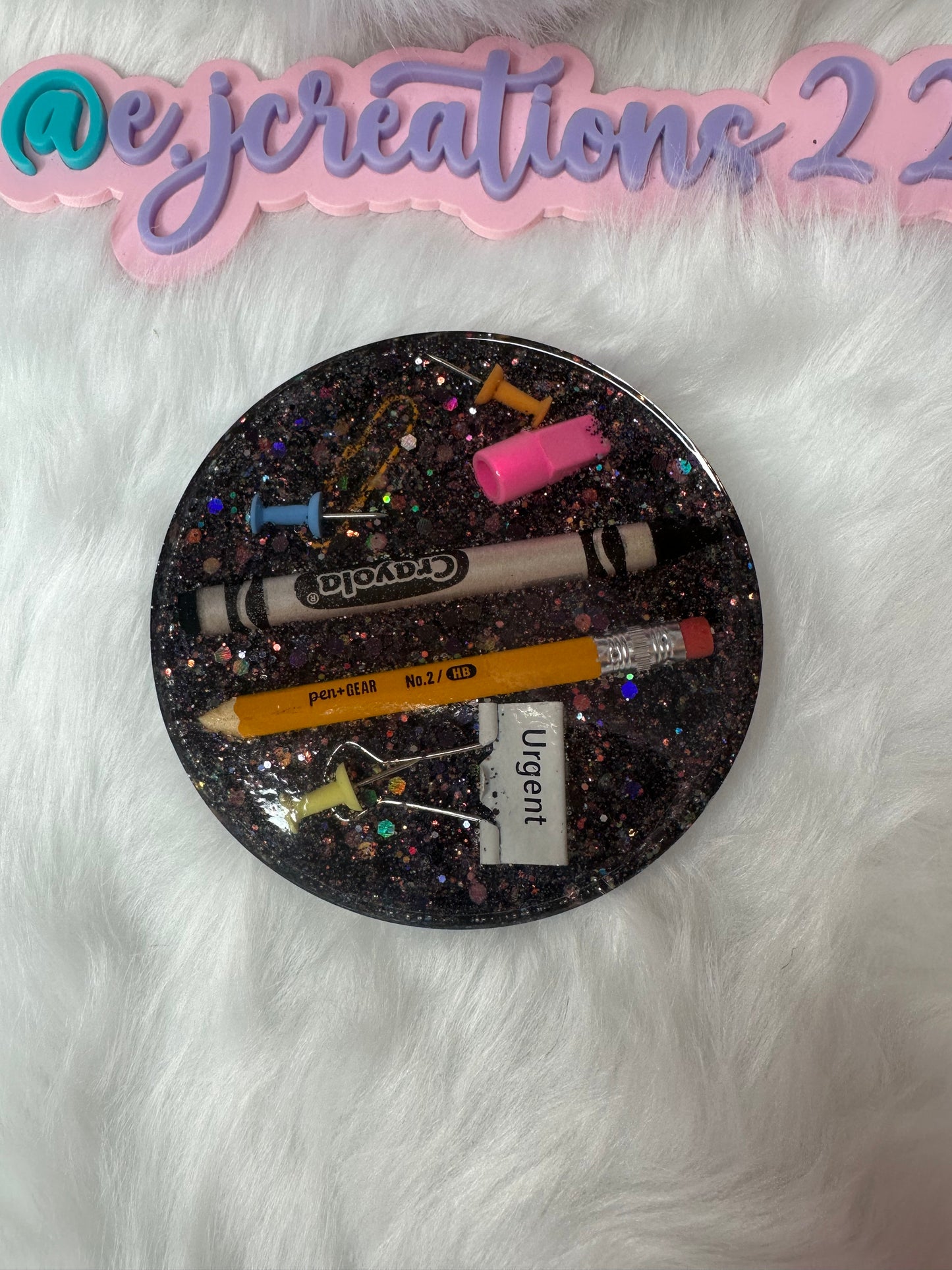 Personalized Teacher Resin Coasters
