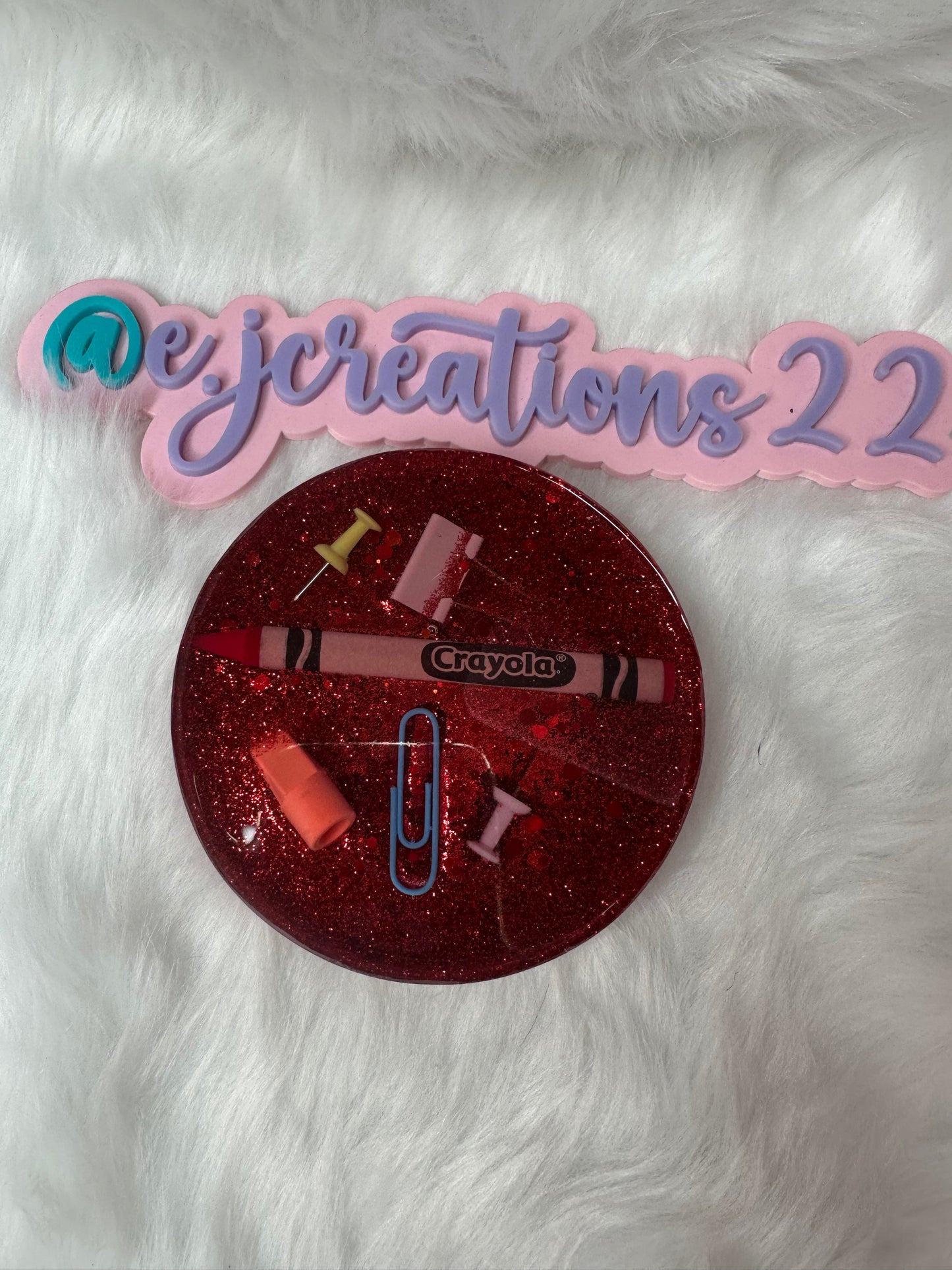 Personalized Teacher Resin Coasters