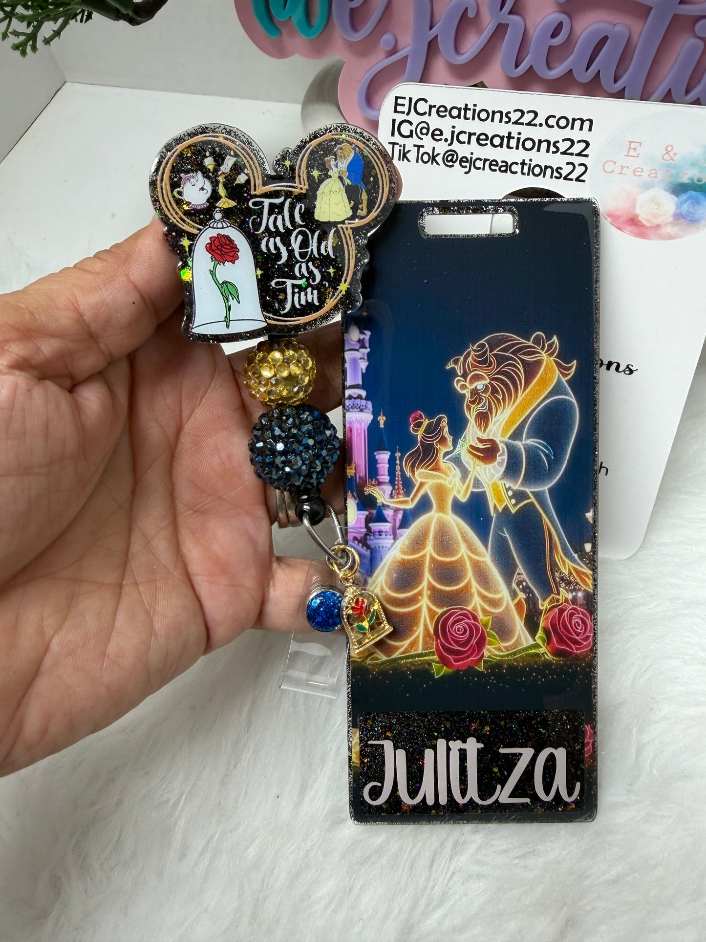 Tale As Old As Time Badge Buddy Set