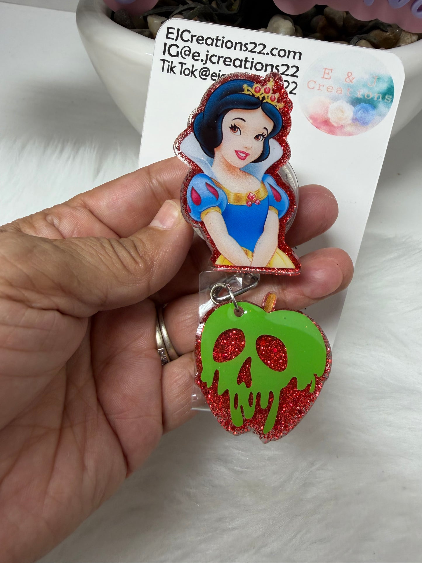 Snow Princess Badge Reel