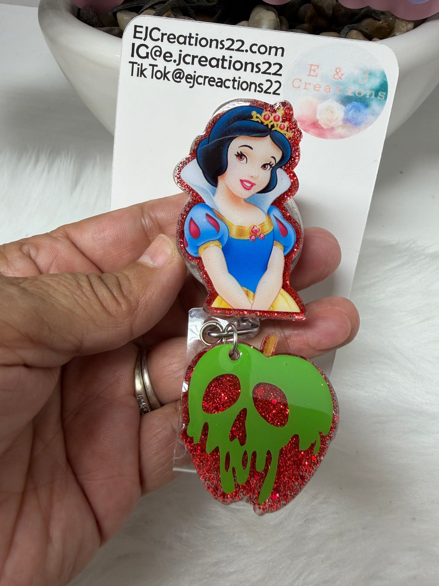 Snow Princess Badge Reel