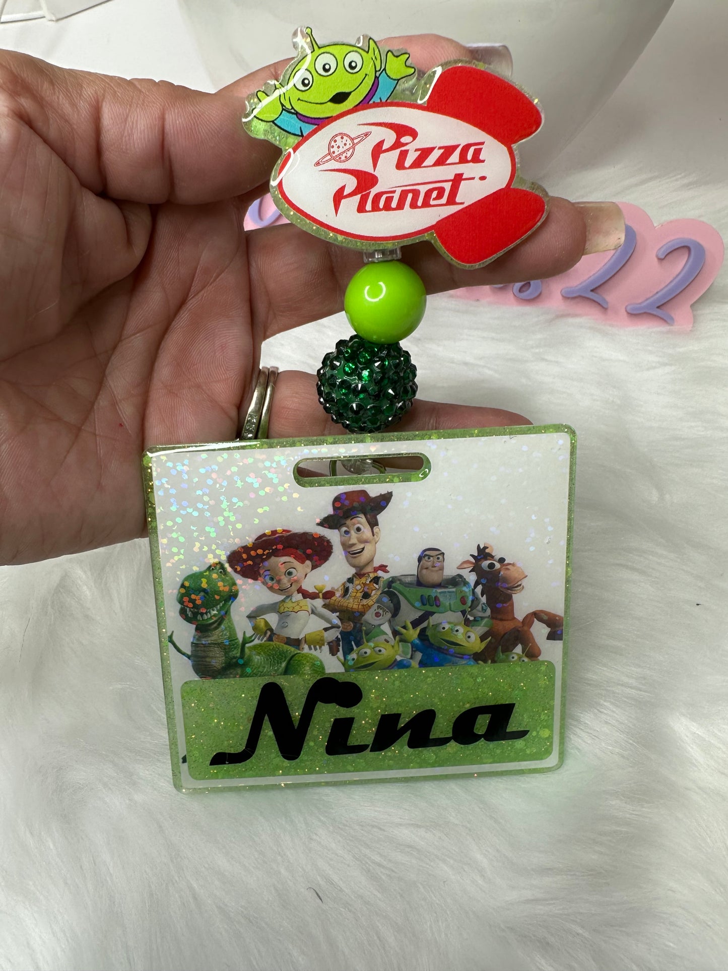Pizza Planet Alien Badge Buddy Set