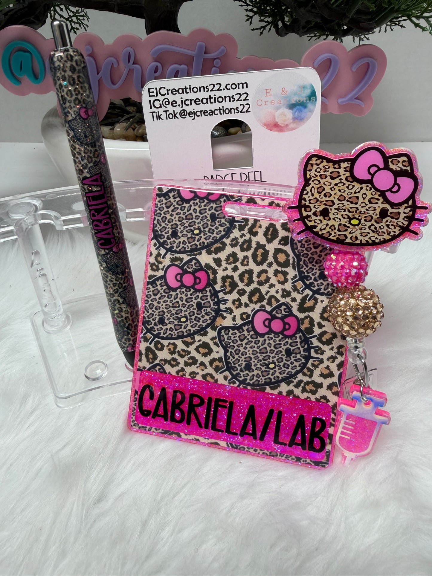 HK Leopard Badge Buddy Set