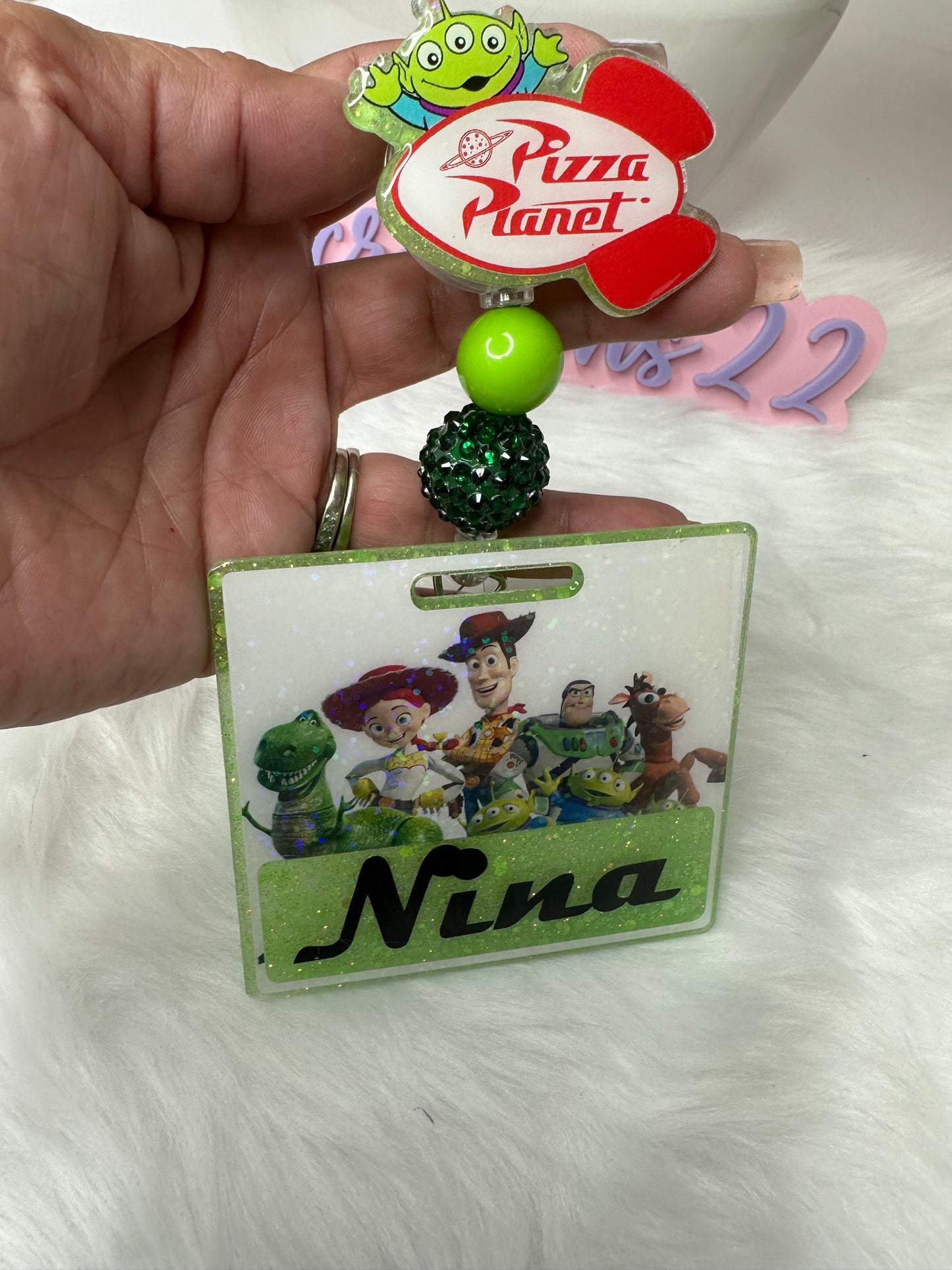 Pizza Planet Alien Badge Buddy Set